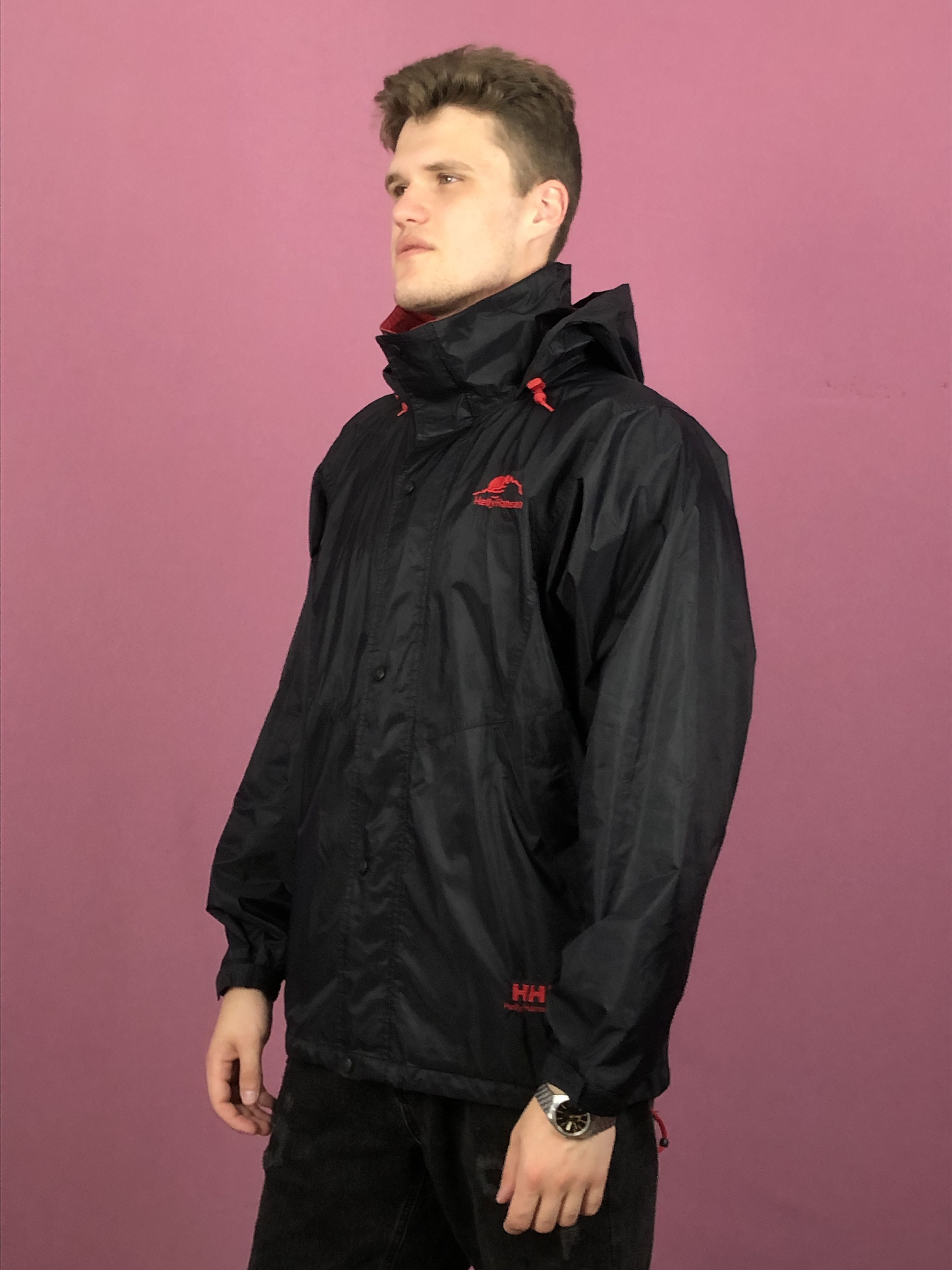 Helly Hansen × Vintage 90s Helly Hansen Vintage Men's Rain Jacket - M Size US M / EU 48-50 / 2 - 2 Thumbnail