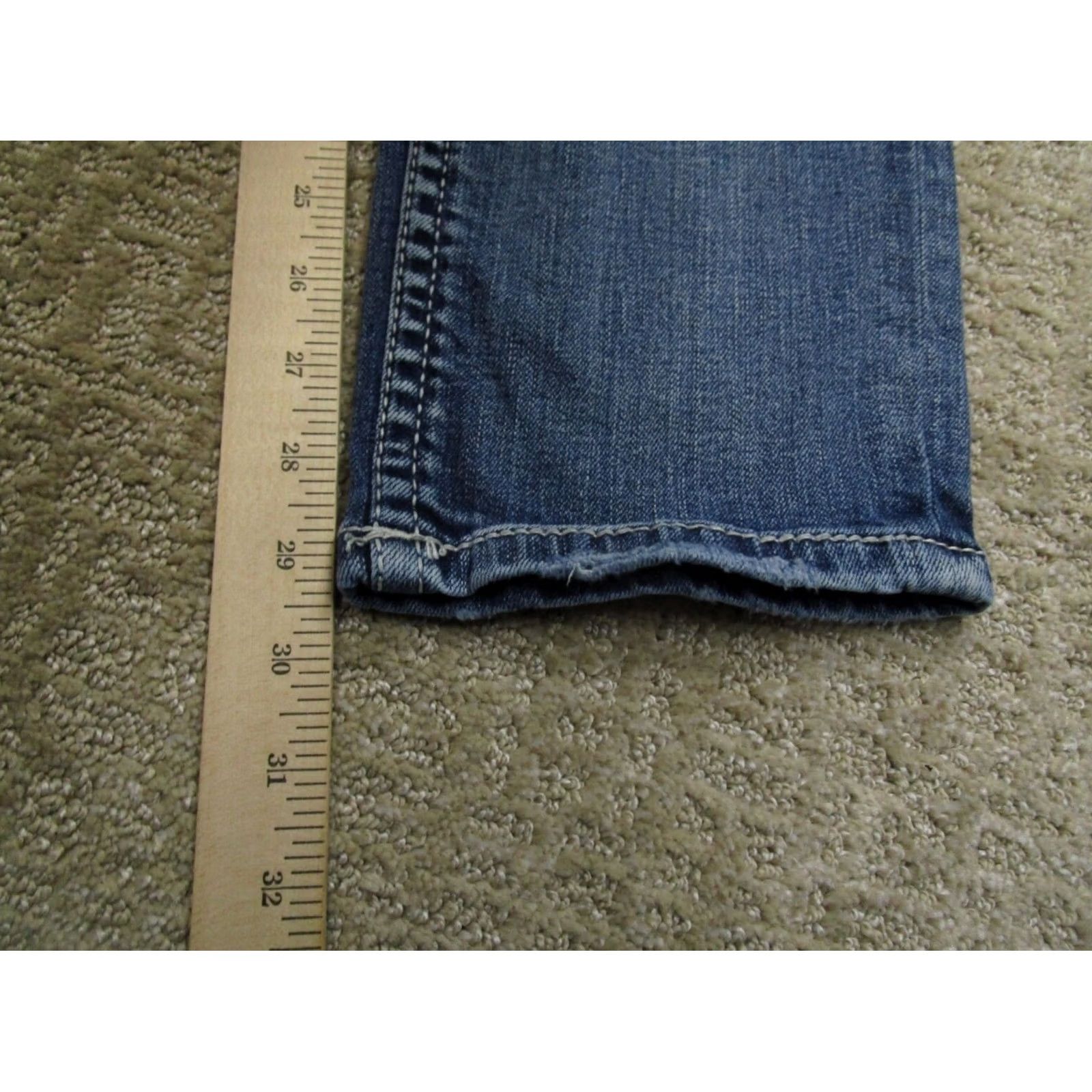 Vintage BKE Jeans Buckle Men's 29x30 Light Wash Distressed Tapered Low Rise Size US 29 - 7 Thumbnail