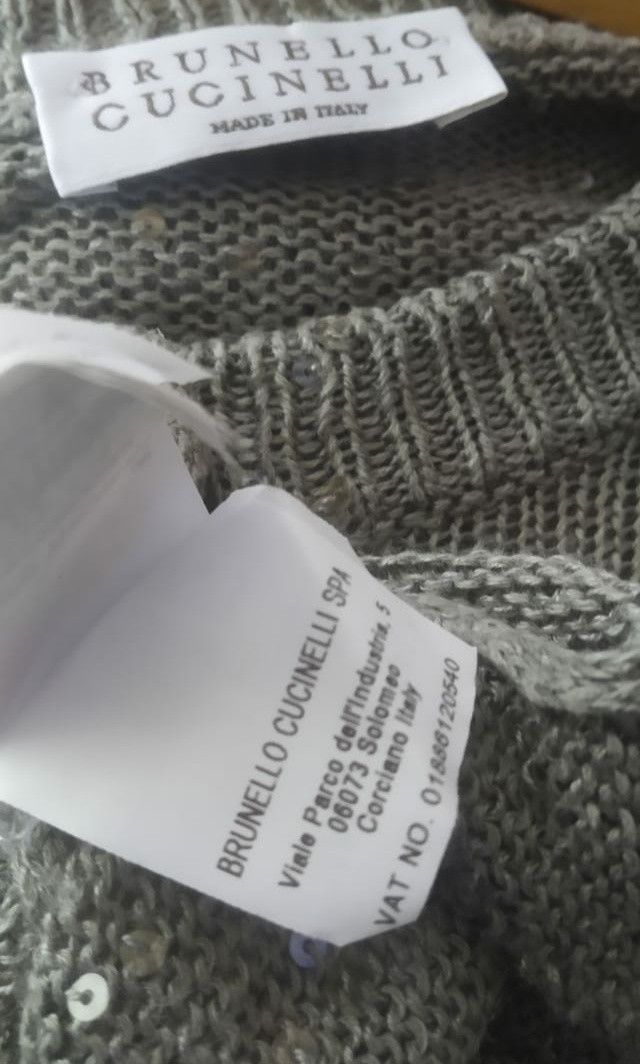 Brunello Cucinelli Brunello cucinelli gliter cardigan Size L / US 10 / IT 46 - 6 Thumbnail