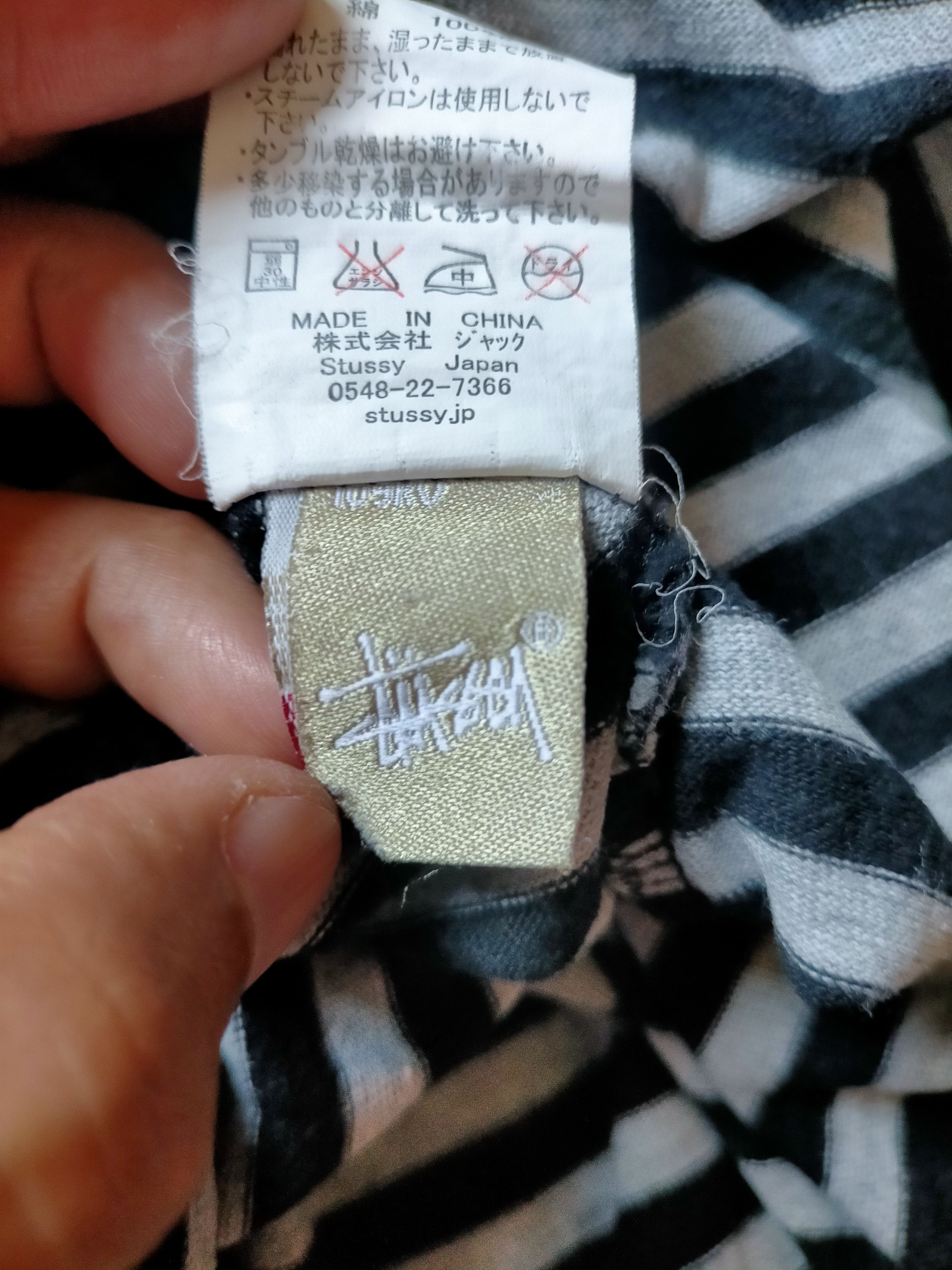 Stussy Stussy Stripe Pocket Stretch Long Sleeve Tee Size US XL / EU 56 / 4 - 14 Thumbnail