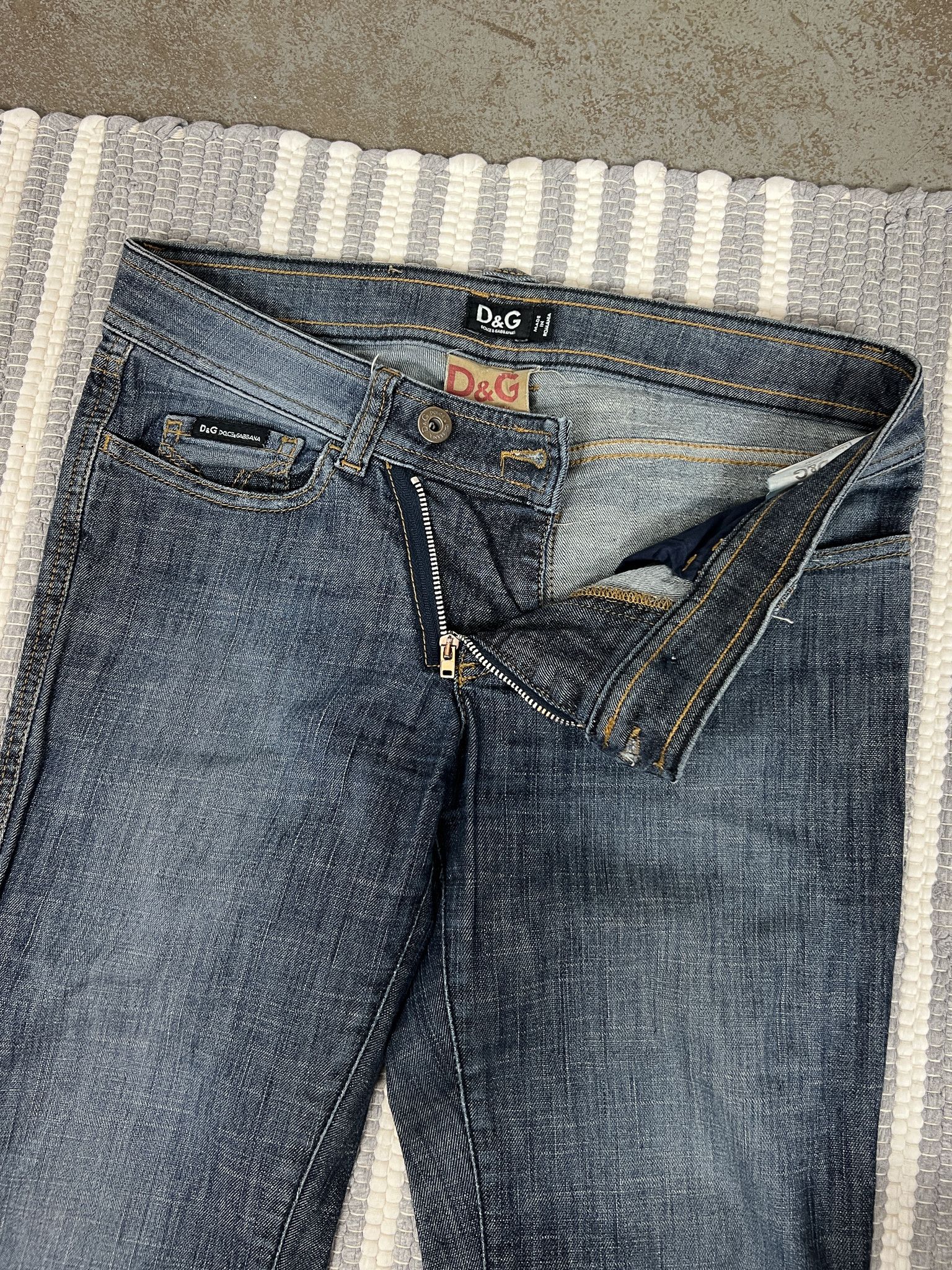Dolce & Gabbana Vintage Dolce & Gabbana D&G Blue Denim Jeans Pants Size 24" / US 00 / IT 34 - 5 Thumbnail