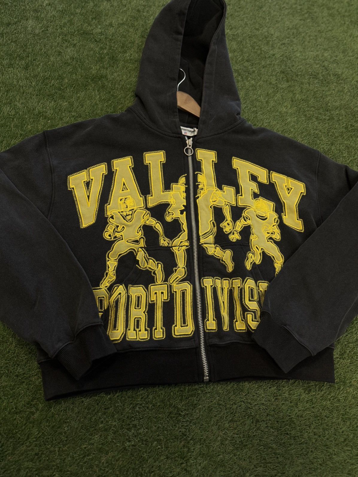 Vale Vale Hoodie Zip Up Black Yellow Size Large (NEW) Size US L / EU 52-54 / 3 - 2 Thumbnail