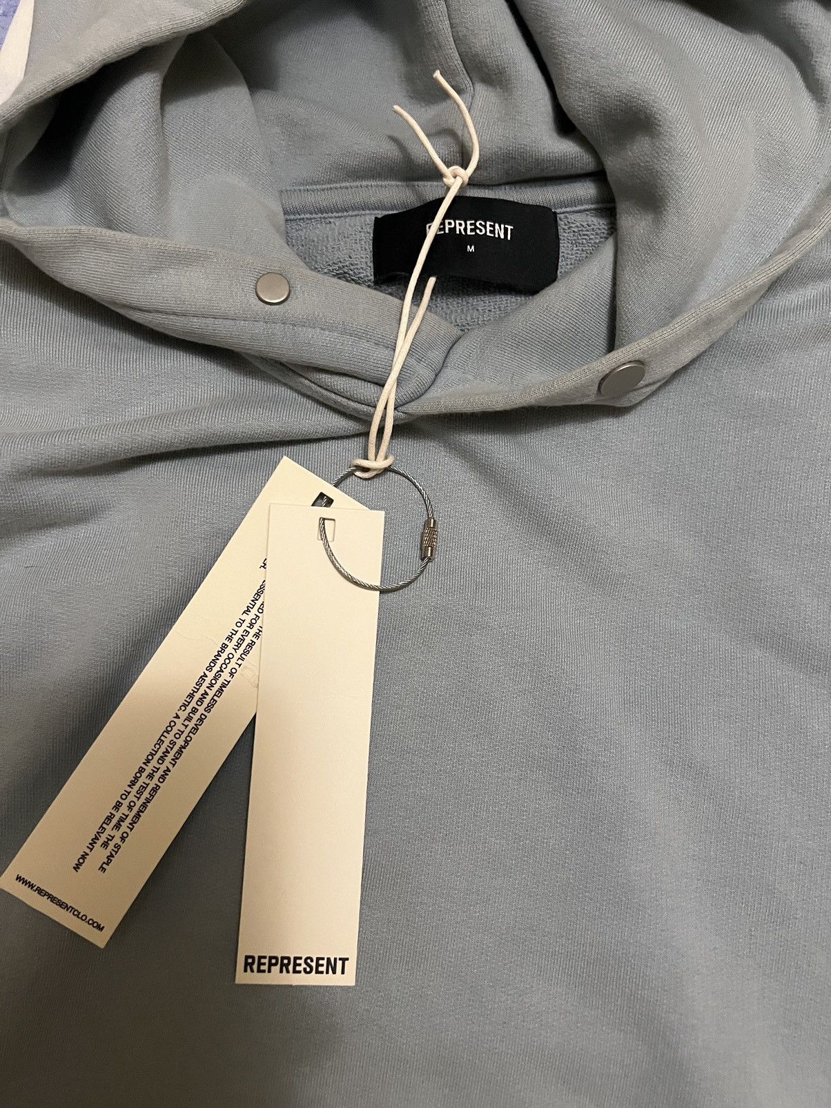 Represent Clo. Represent Clo. Blank Hoodie - Washed Blue Size US M / EU 48-50 / 2 - 3 Thumbnail