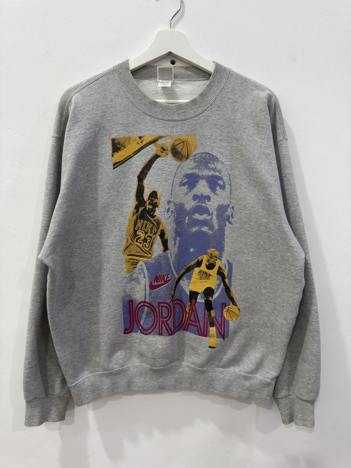 Nike Vintage 90s Nike Air Jordan Sweatshirt Size US XL / EU 56 / 4 - 1 Thumbnail