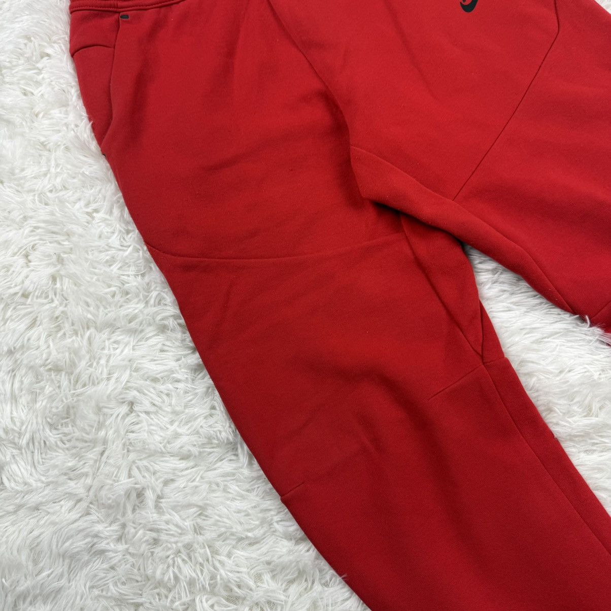 Nike ❤️Nike Red Tech Fleece Pants S/30 Streetwear Drill Y2K Size US 30 / EU 46 - 4 Thumbnail