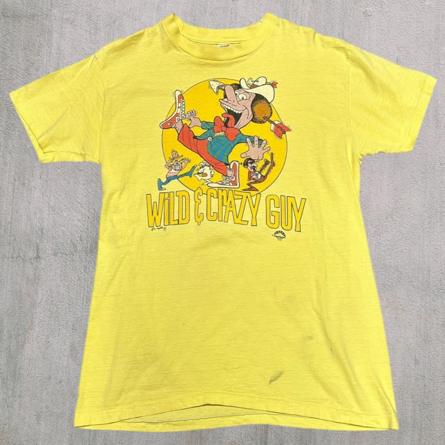 Hanes 1970s Wild and Crazy guy tee Size US L / EU 52-54 / 3 - 1 Thumbnail