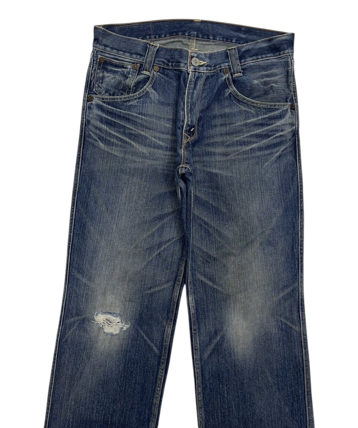 If Six Was Nine × Levi's × Levi's Vintage Clothing 🔥VINTAGE LEVIS 702 BAGGY DISTRESSED DENIM JEANS Size US 34 / EU 50 - 7 Thumbnail