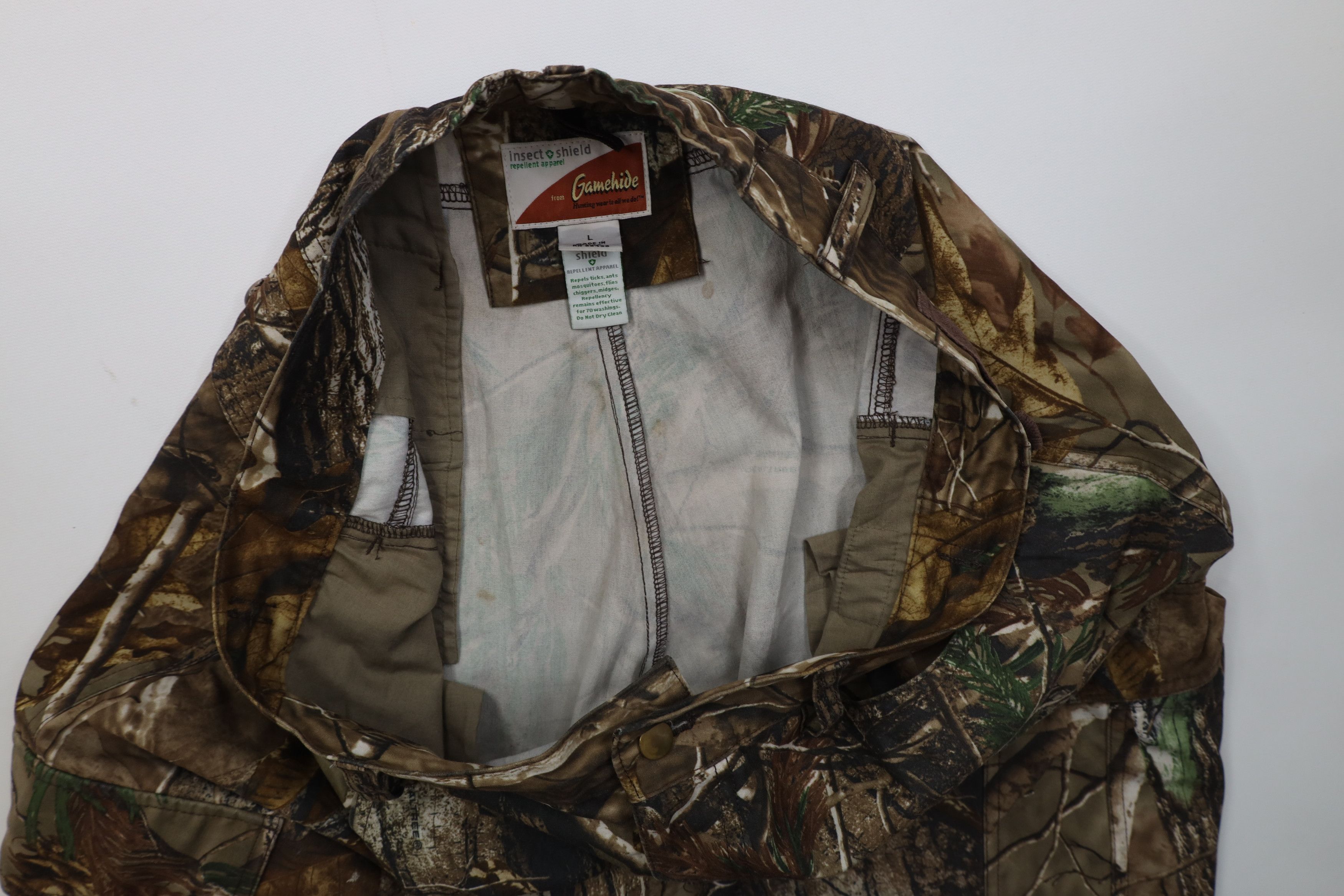 Vintage Vintage Streetwear Shield Camouflage Wide Leg Cargo Pants Size US 36 / EU 52 - 10 Thumbnail