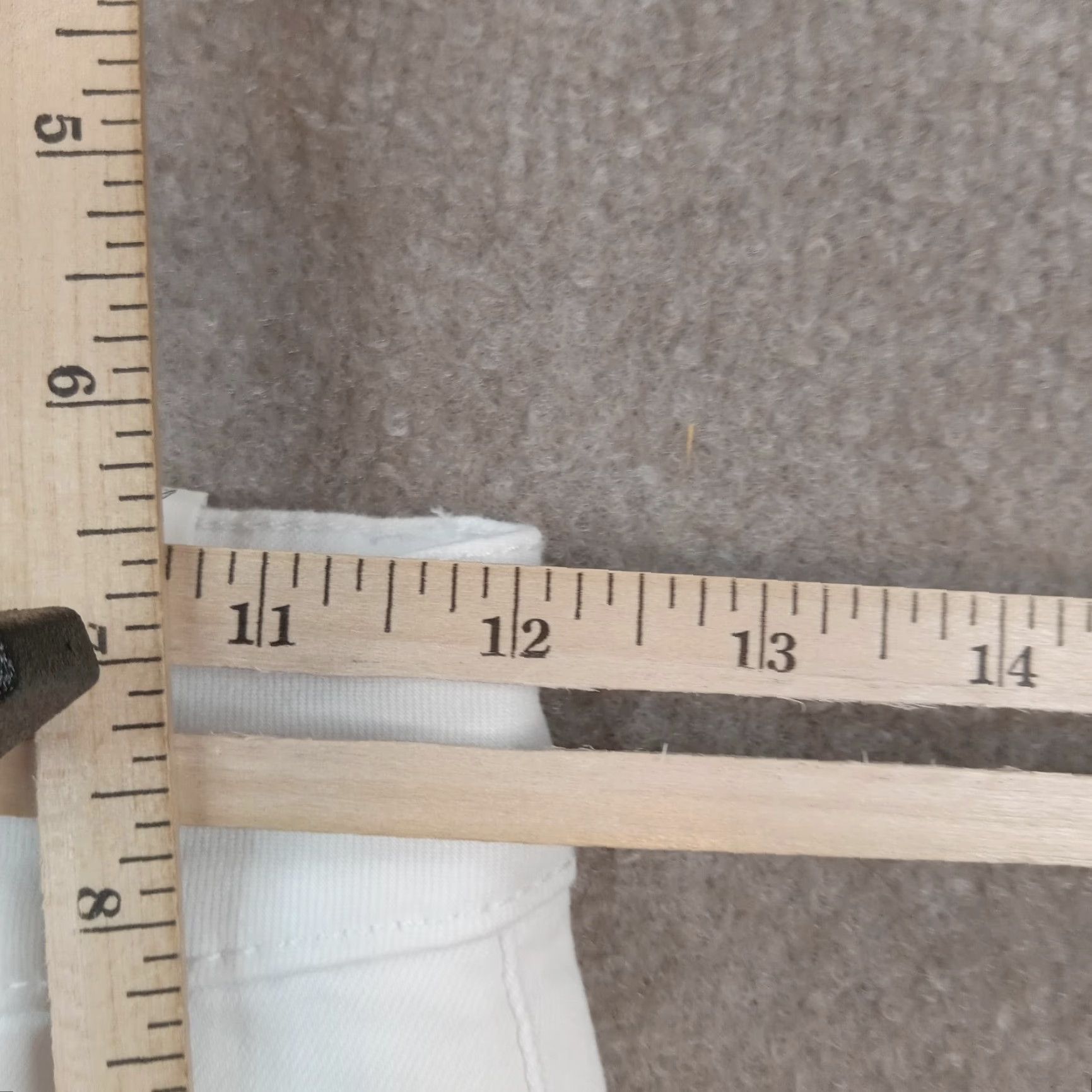 Vintage KanCan Jeans Womens White High Rise Skinny Casual Stretch Size 42" / US 20 - 5 Thumbnail