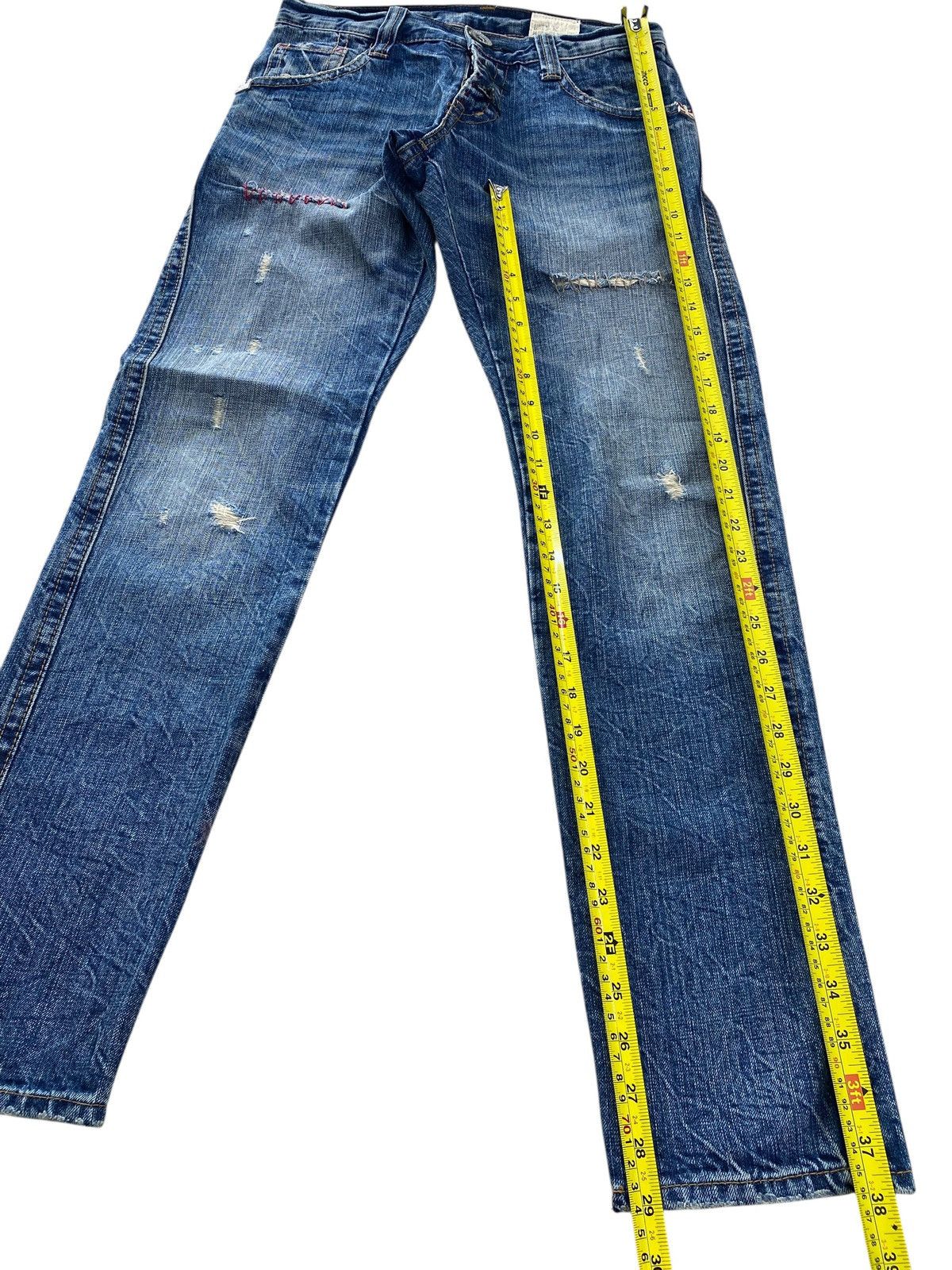 Japanese Brand Japanese Brand Distressed Style Skinny Leg Jeans Size US 29 - 8 Thumbnail