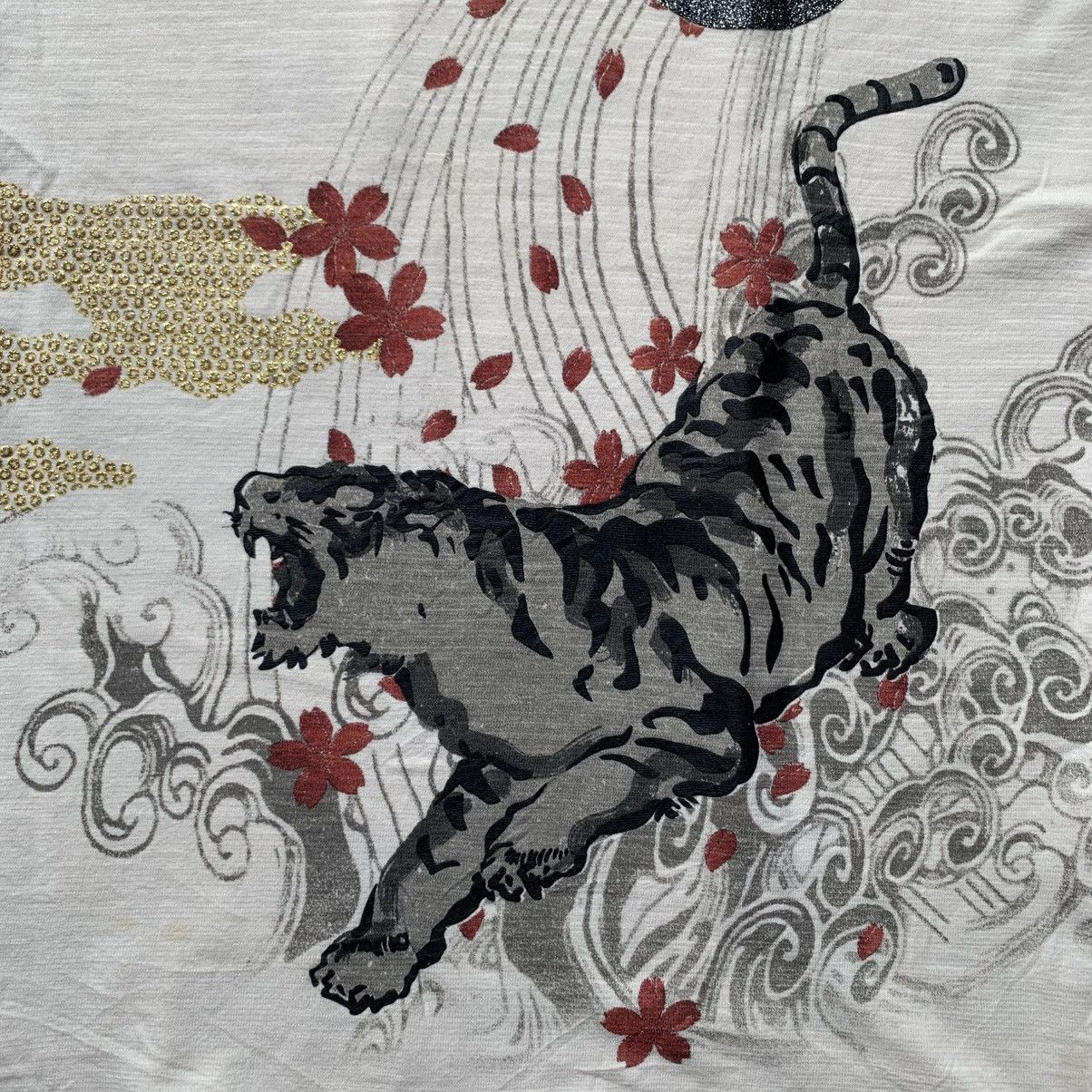 Karakuri Tamashii Vtg 2000's japanese traditional sukajan souvenir tiger print Size US M / EU 48-50 / 2 - 2 Thumbnail