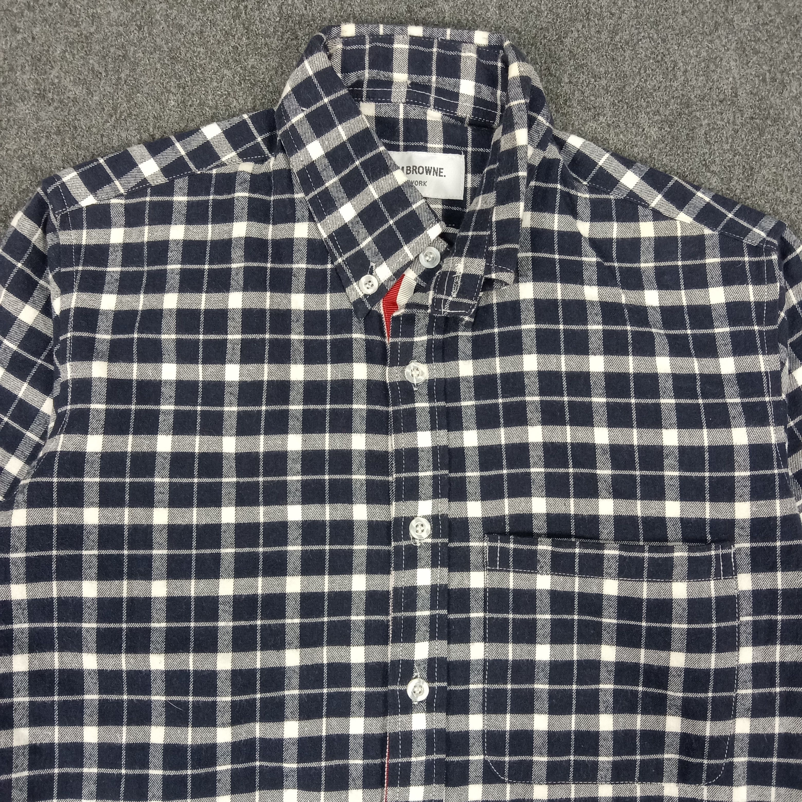 Designer × Vintage Vintage American Style Thom Browne Shirt Size US L / EU 52-54 / 3 - 4 Thumbnail