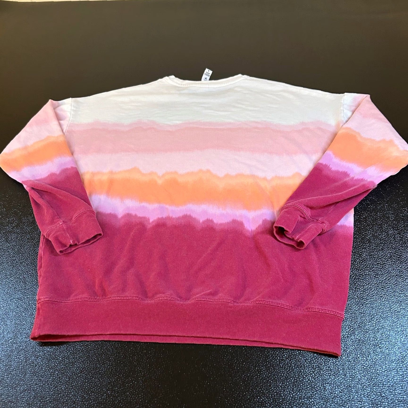 Athleta Athleta Ombre Striped Sweatshirt Pullover Womens Small Colorful Knit Cotton Blend Long Sleeve Casual Wear Athleisure Yoga 90s? Size S / US 4 / IT 40 - 3 Thumbnail