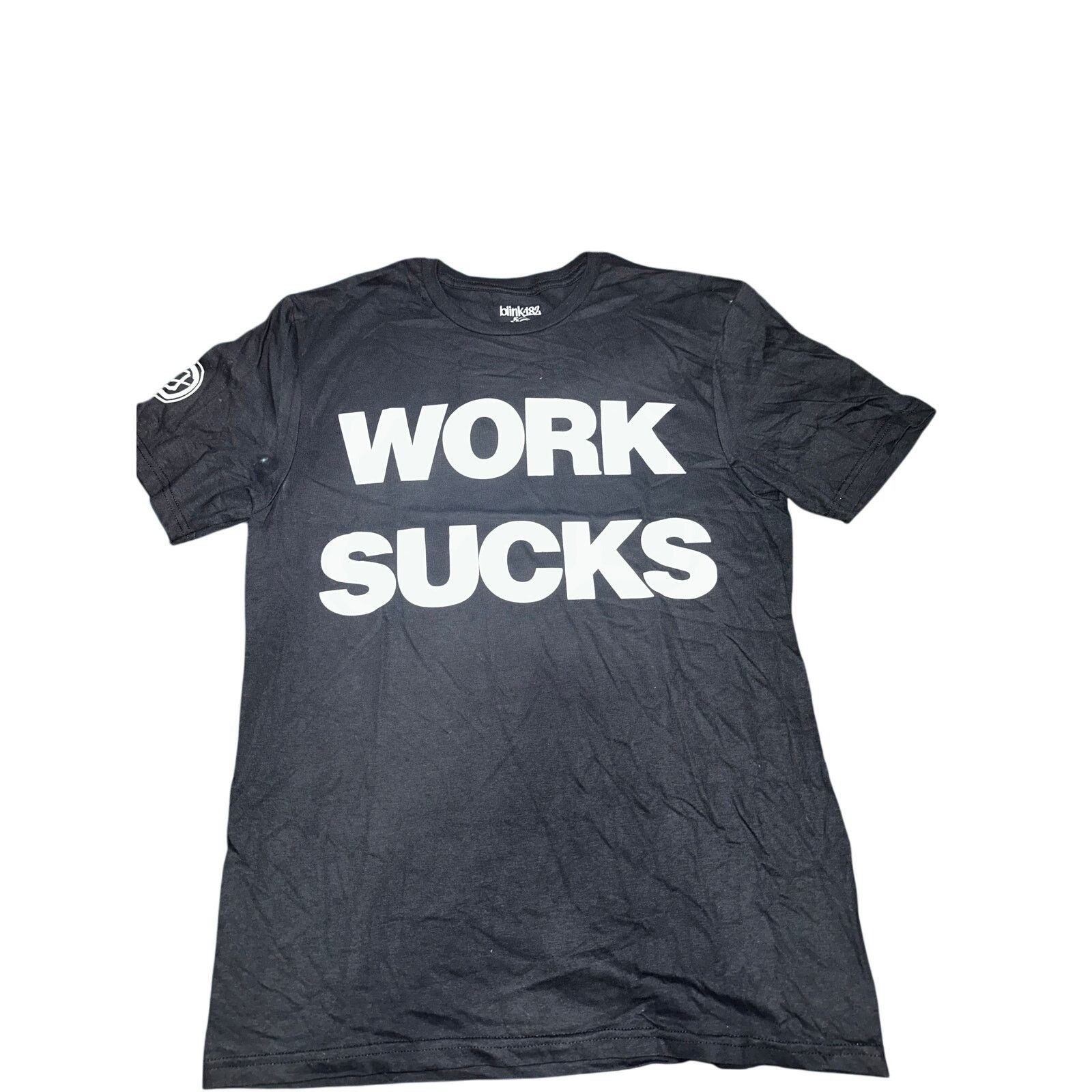 Band Tees 2024 BLINK 182 WORK SUCKS WORLD TOUR ONE MORE TIME FLAW Size US M / EU 48-50 / 2 - 1 Thumbnail