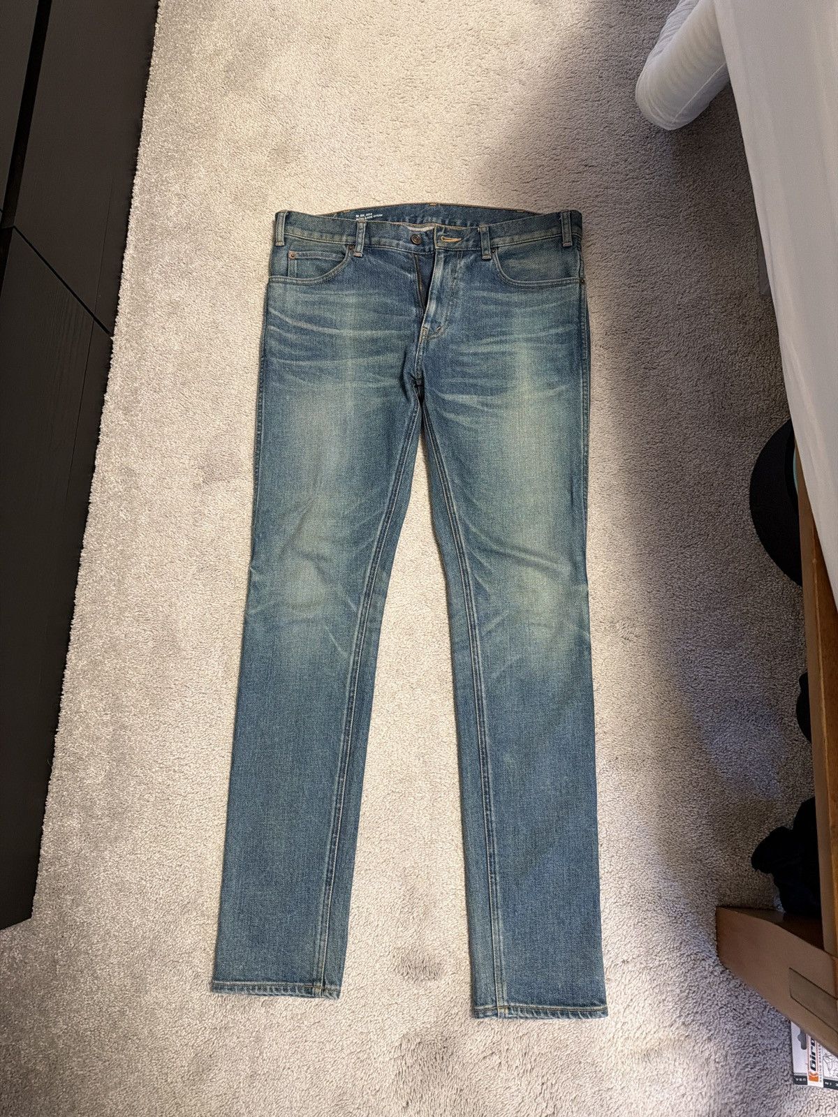 Celine skinny union wash denim FW21 Size US 31 - 1 Thumbnail