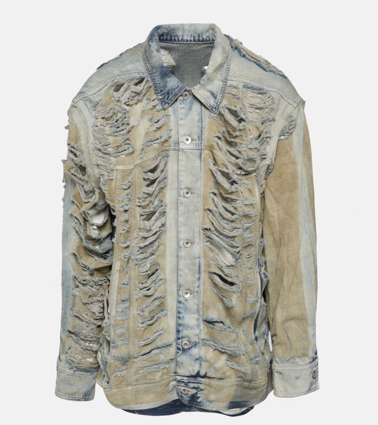 Rick Owens × Rick Owens Drkshdw Rick owen’s jumbo worker denim jacket Size US M / EU 48-50 / 2 - 1 Thumbnail