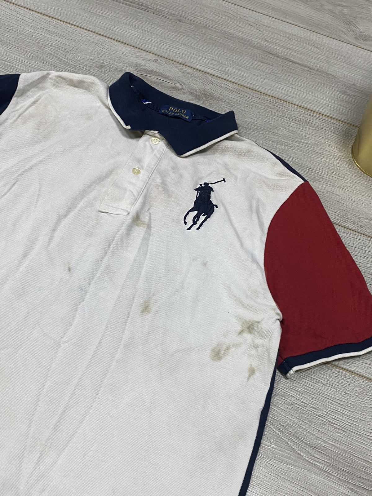 Polo Ralph Lauren Polo Ralph Lauren 🇺🇸 vintage USA flag 3 polo shirt Size US M / EU 48-50 / 2 - 5 Thumbnail