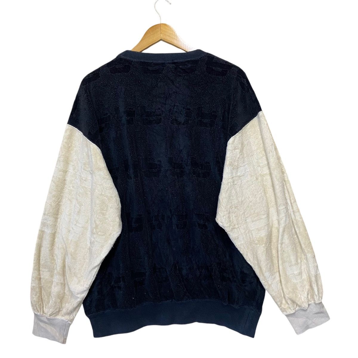 Japanese Brand Vintage 90’s Lancel Paris Big Logo Fleece Sweater Size US L / EU 52-54 / 3 - 9 Thumbnail