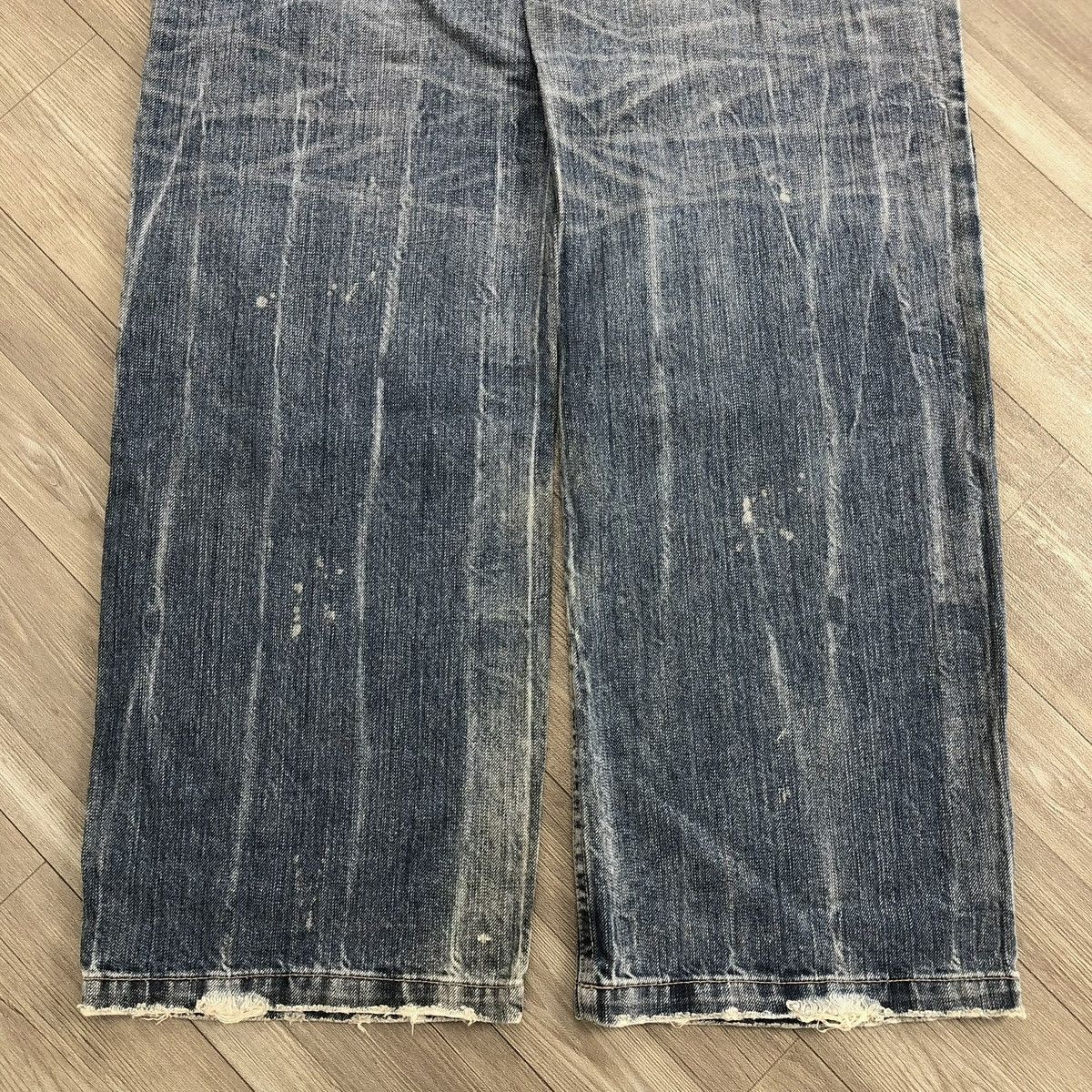 PPFM 2000s PPFM Distressed Faded Punk Lgb Style Bondage Jeans Y2K Size US 32 / EU 48 - 14 Thumbnail