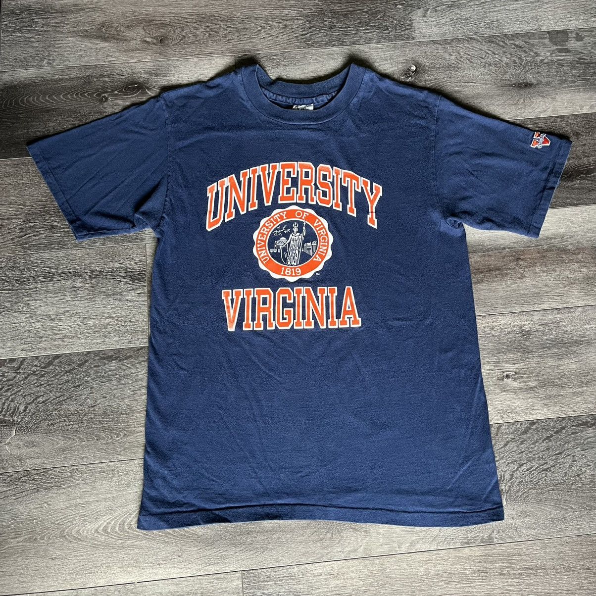 Vintage Vintage 1990s University of Virginia UVA Cotton Exchange Tee Size US L / EU 52-54 / 3 - 2 Thumbnail