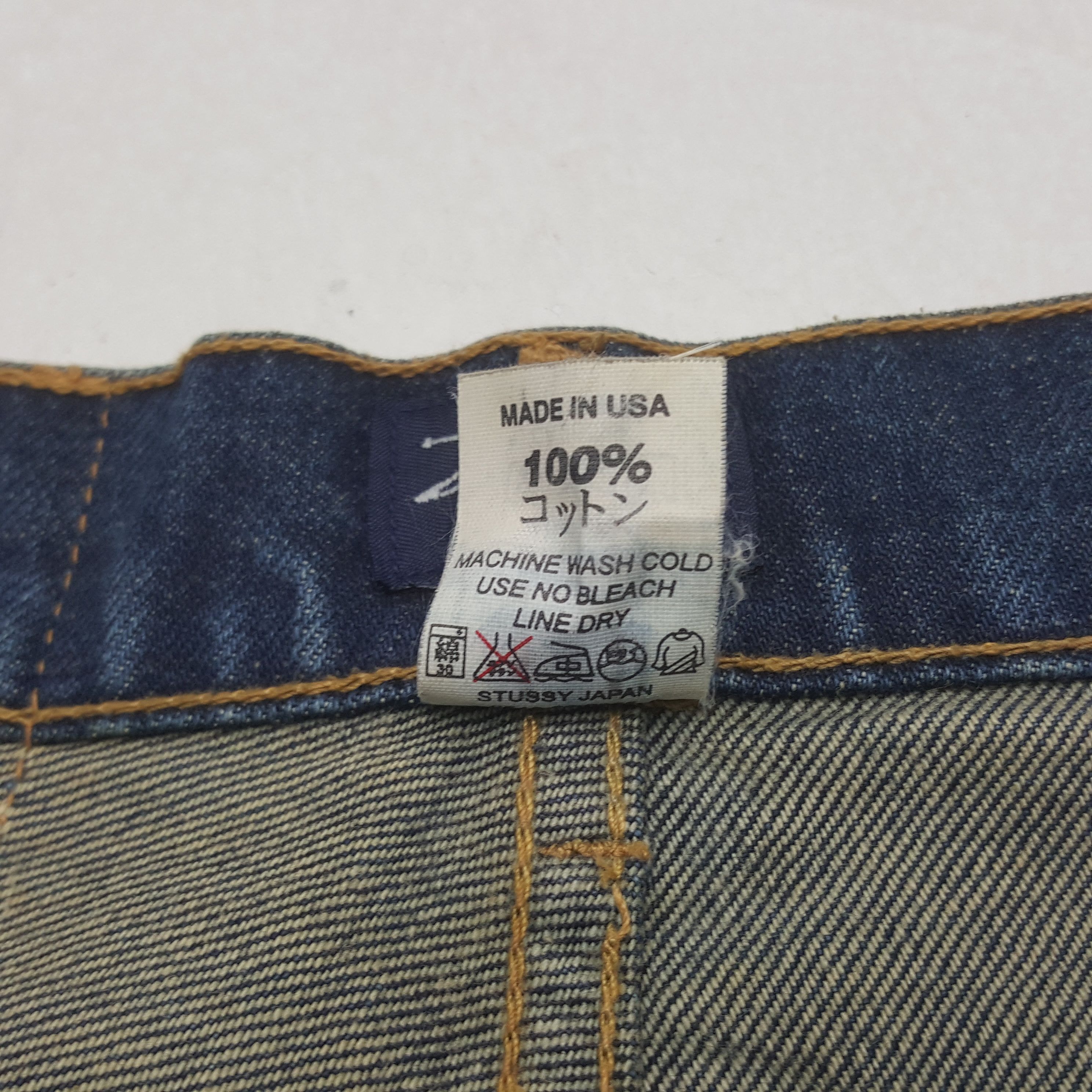 Stussy Vintage Stussy USA Custom Big Logo Denim Jeans Size US 29 - 12 Thumbnail