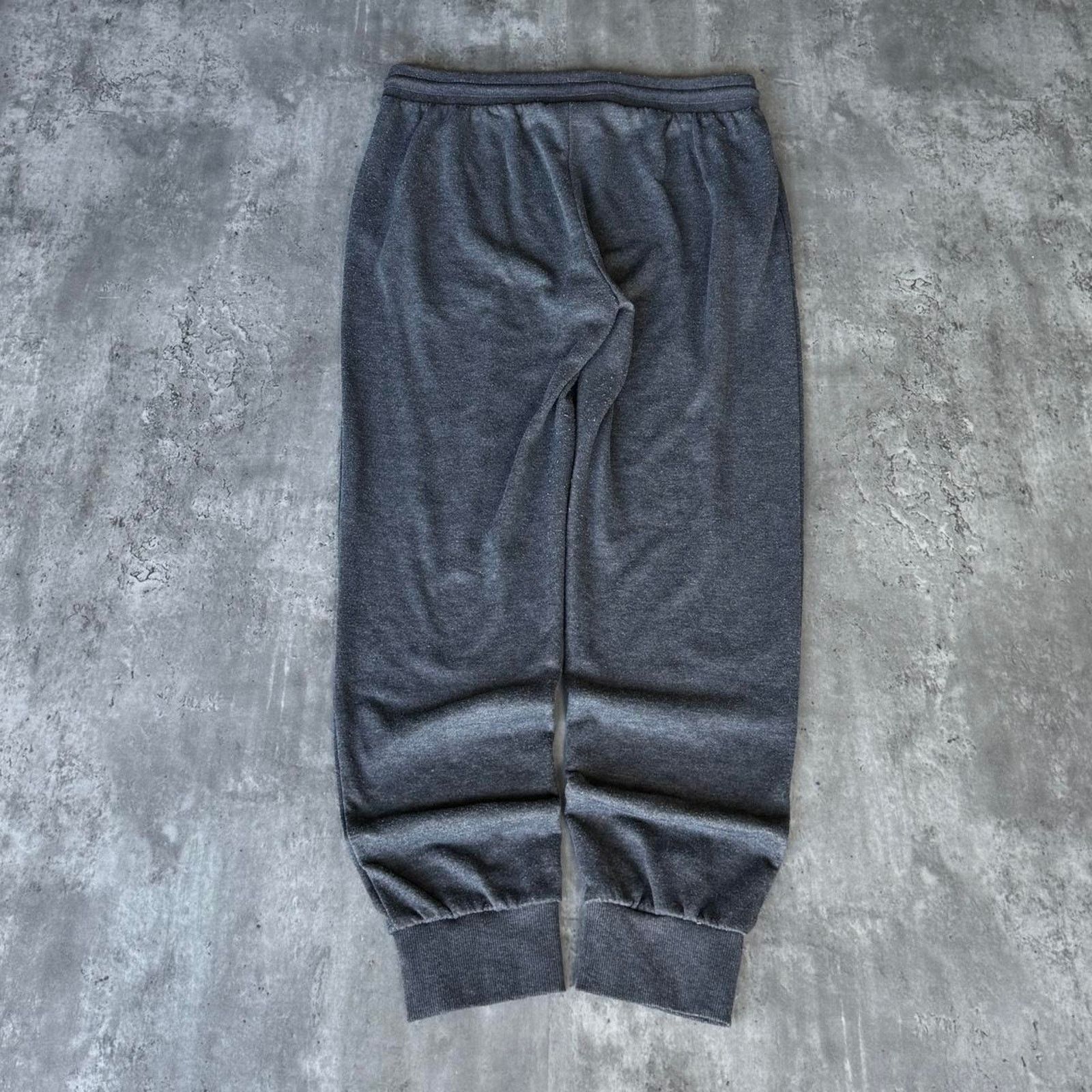 Japanese Brand × Vintage Vintage Y2K Galaxy Grey Grunge Opium Tech Sweatpants Size US 36 / EU 52 - 2 Thumbnail