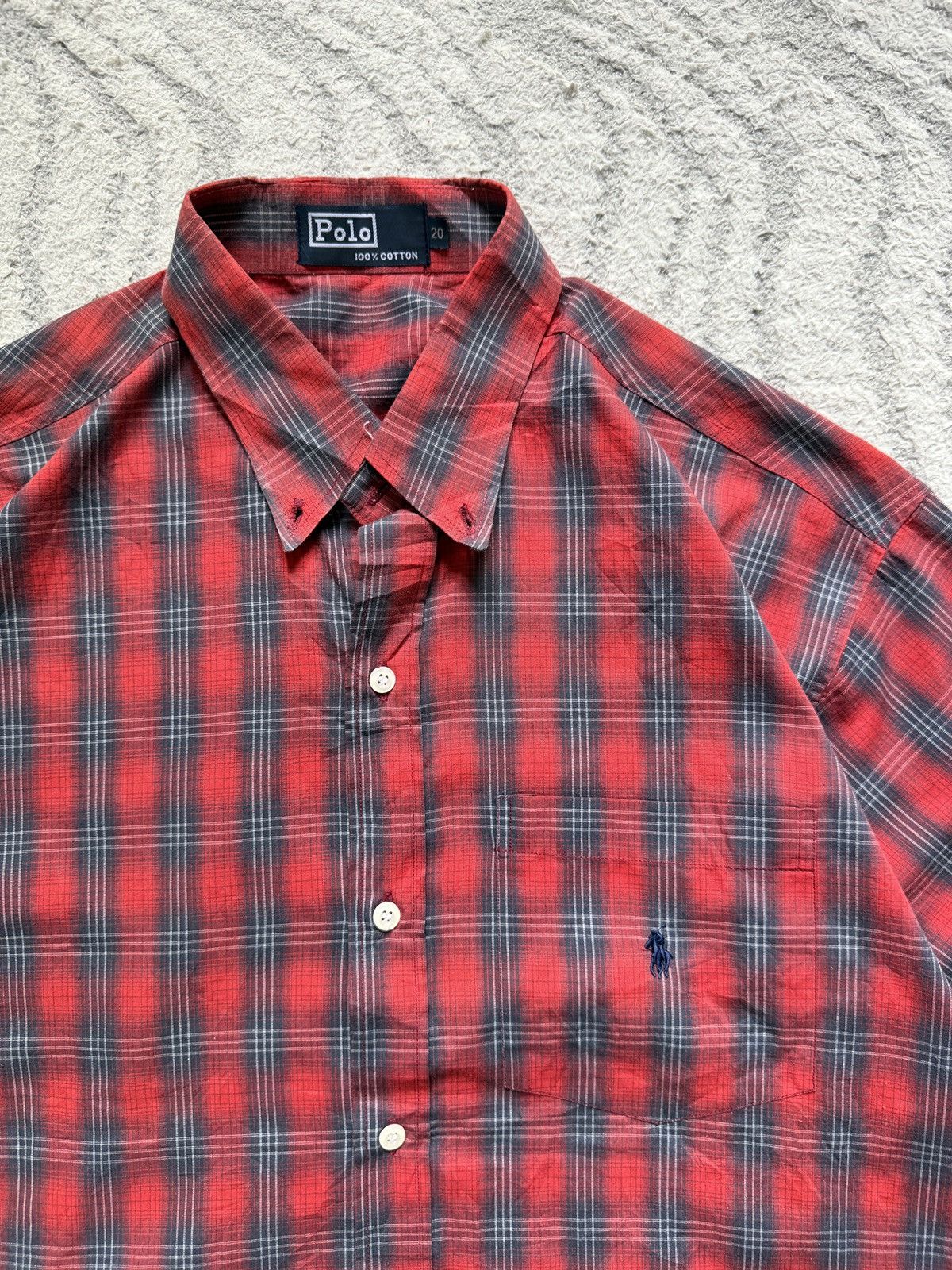 Polo Ralph Lauren Vintage Polo Ralph Lauren Button Up Shirt Size US XL / EU 56 / 4 - 2 Thumbnail