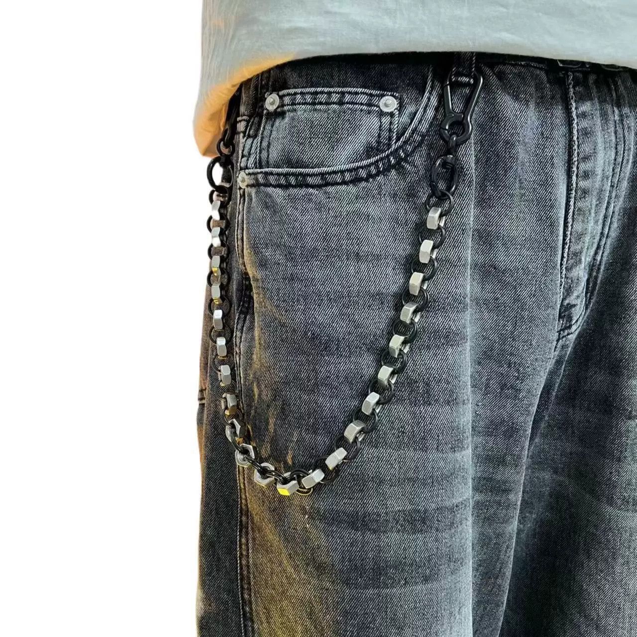 Vintage Retro hip-hop punk style jeans waist chain Size ONE SIZE - 1 Thumbnail