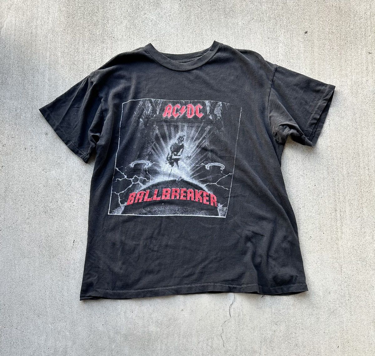 AC/DC × Band Tees × Vintage Vibtage AC DC Band Tee Shirt 90s Ball Breaker Tour Size US M / EU 48-50 / 2 - 1 Thumbnail