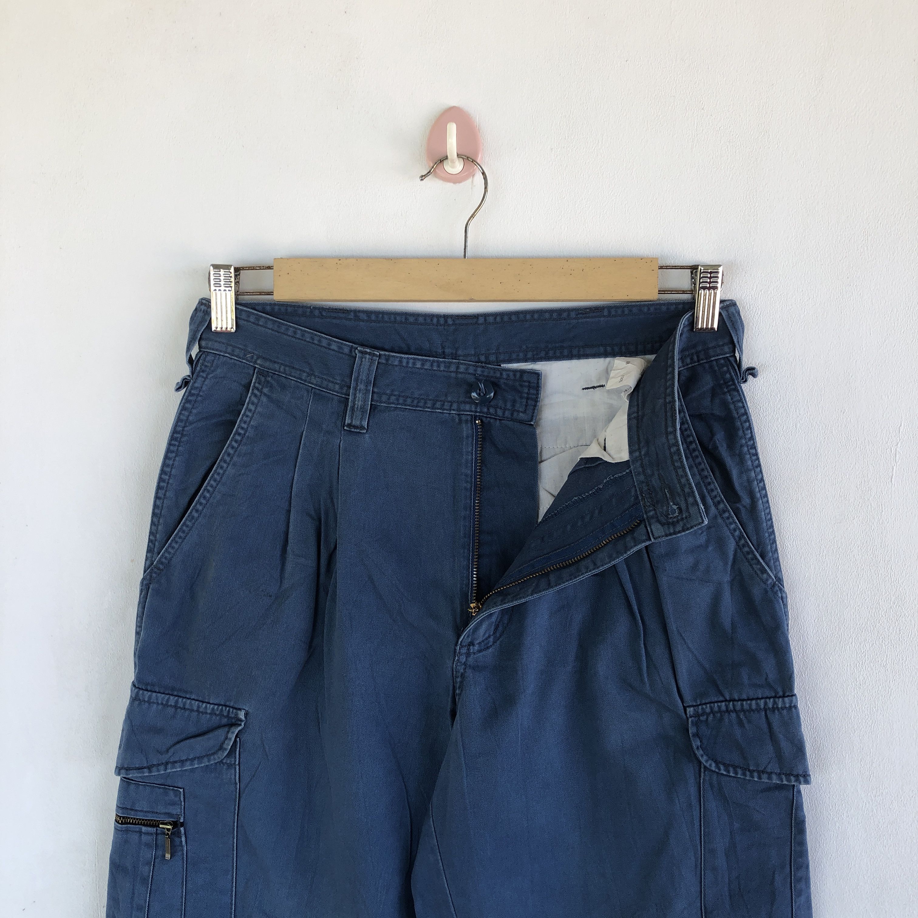 Japanese Brand Vintage Japanese Cargo Pants Multi Pocket Bondage Trousers Size 28" / US 6 / IT 42 - 5 Thumbnail