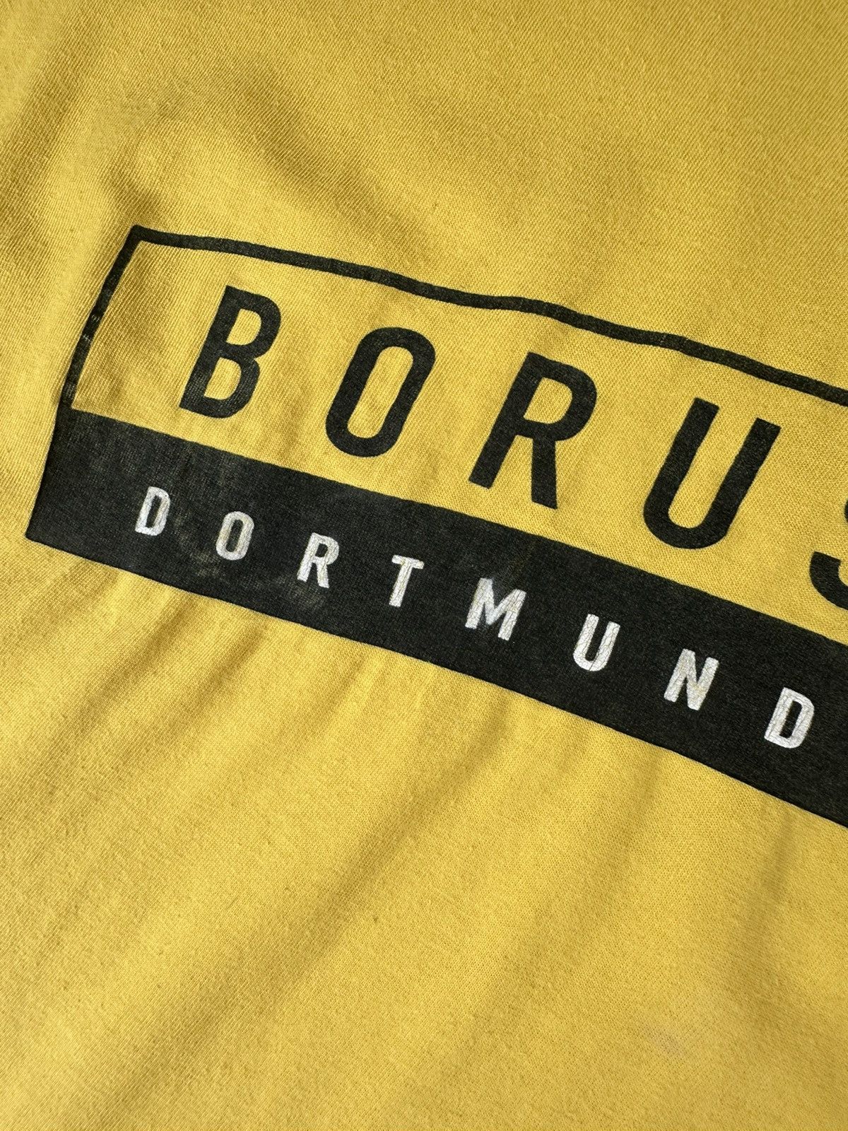 Nike Nike Borrusia Dortmund 90S Cotton Soccer Football T-Shirt Size US L / EU 52-54 / 3 - 9 Thumbnail