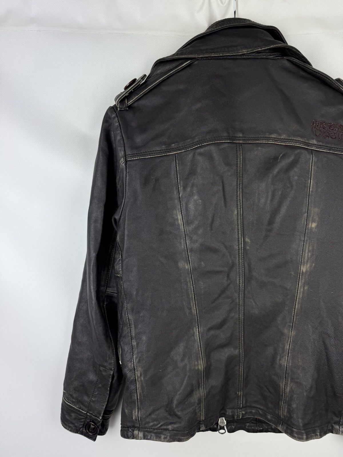 Superdry Superdry Japan Men’s Leather Multipocket Jacket Size S Size US S / EU 44-46 / 1 - 21 Thumbnail