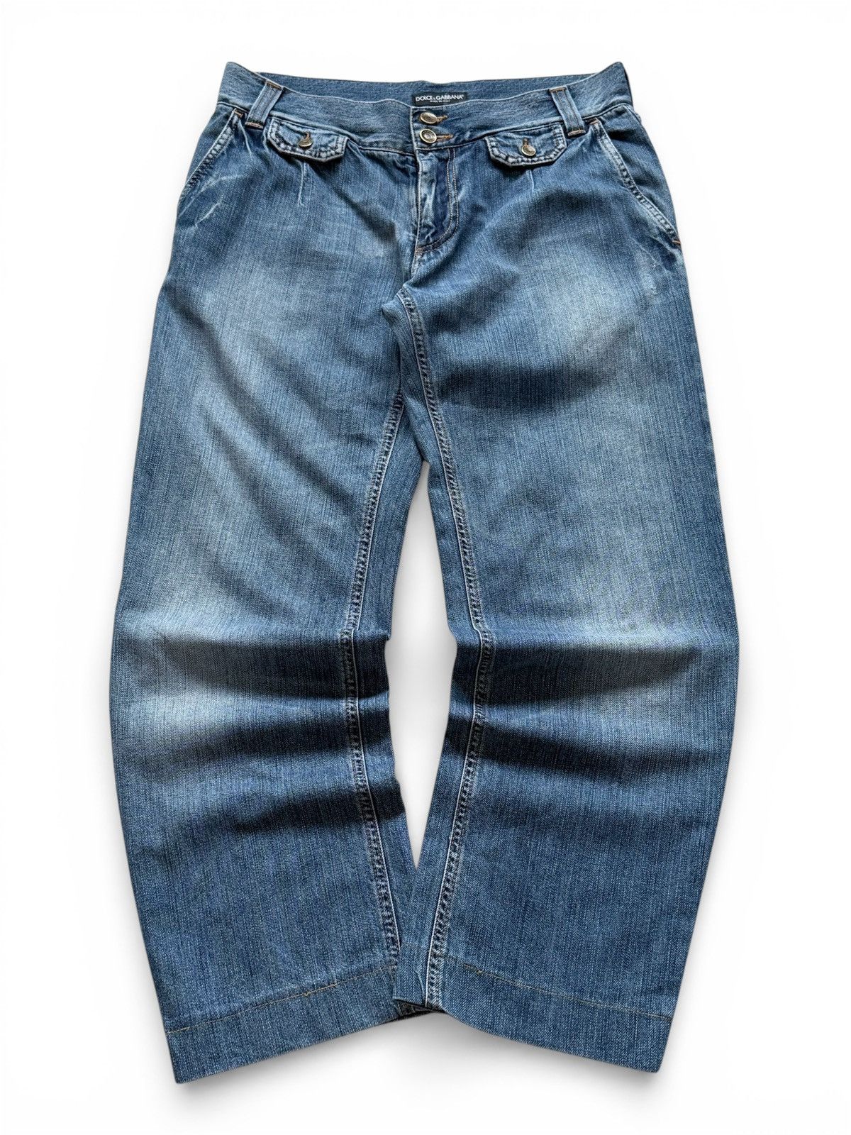 Dolce & Gabbana Vintage 00s Dolce & Gabbana Big Logo Jeans Denim Size US 30 / EU 46 - 5 Thumbnail