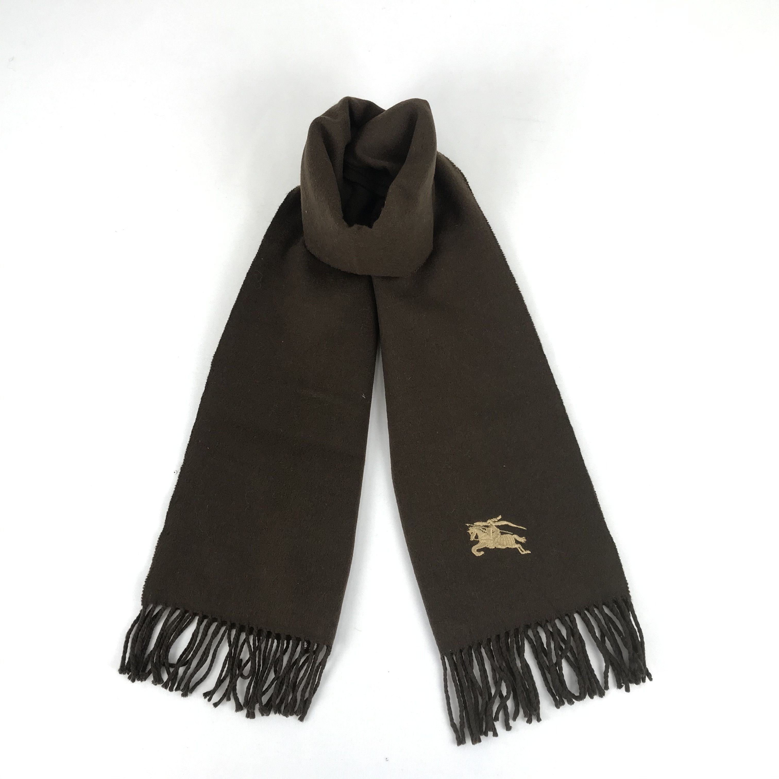 Burberry Vintage Burberry Scarf Wool Muffler Fringe Winter Scarves . Size ONE SIZE - 1 Thumbnail
