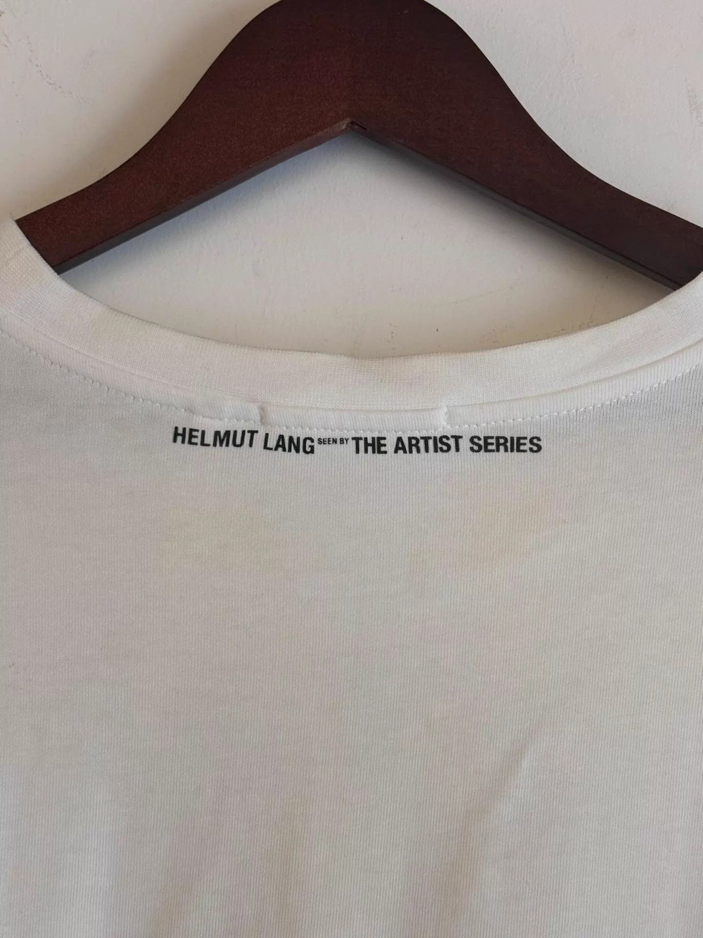 Helmut Lang White Long Sleeve Graphic Print Shirt Size US S / EU 44-46 / 1 - 3 Thumbnail