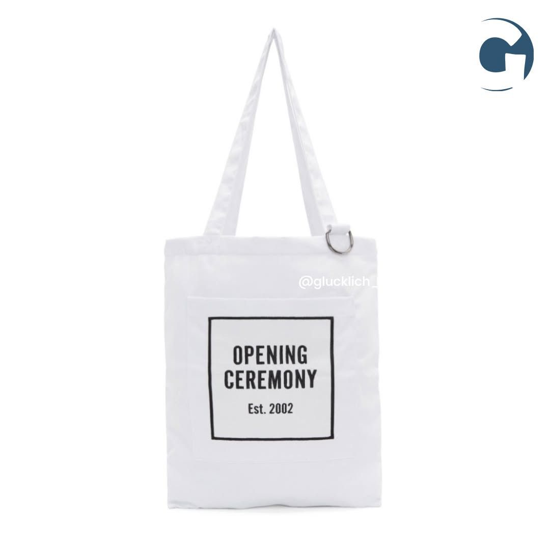 Opening Ceremony Opening Ceremony, Logo Tote Bag White Size ONE SIZE - 1 Thumbnail