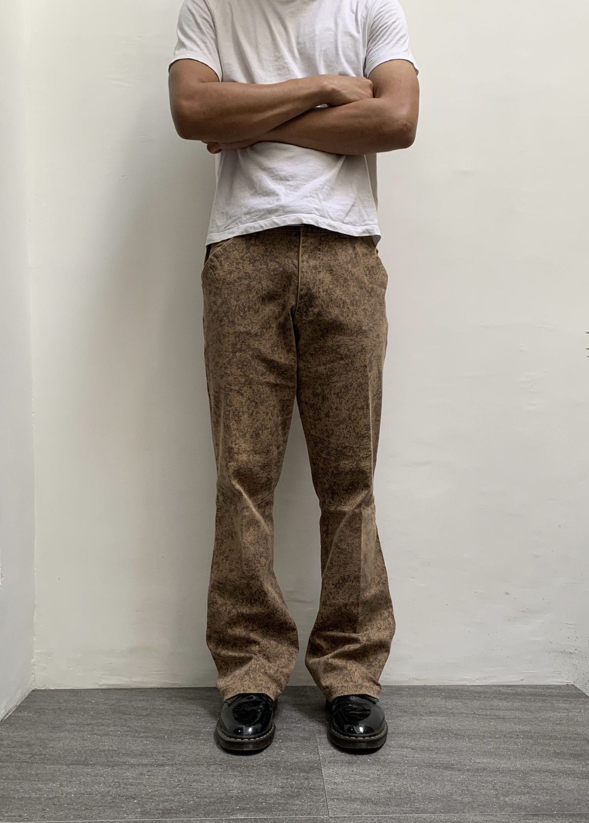 Le Grande Bleu (L.G.B.) × Tornado Mart Printed Flared Pants Size US 31 - 1 Thumbnail
