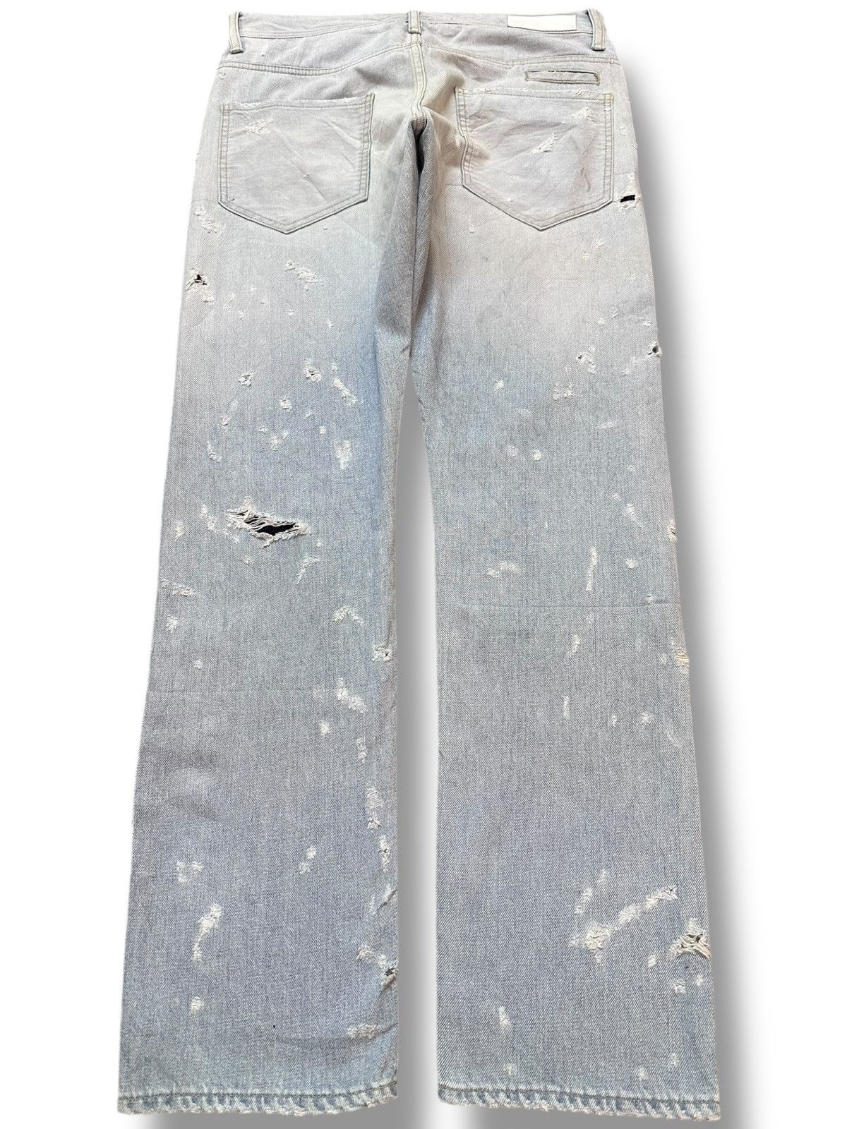 KOJIMA GENES Vintage e Faded Selvedge Ripped Grunge Distressed Denim Size US 32 / EU 48 - 6 Thumbnail