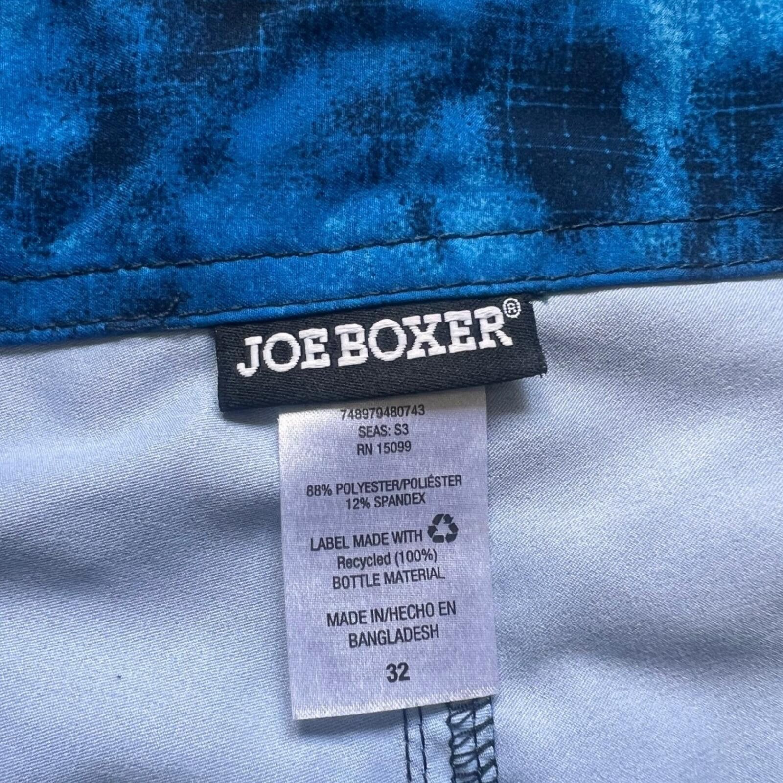 Joe Boxer Joe Boxer Board Shorts Mens 32 Red White Blue Tie Dye Surf Size US 32 / EU 48 - 3 Thumbnail