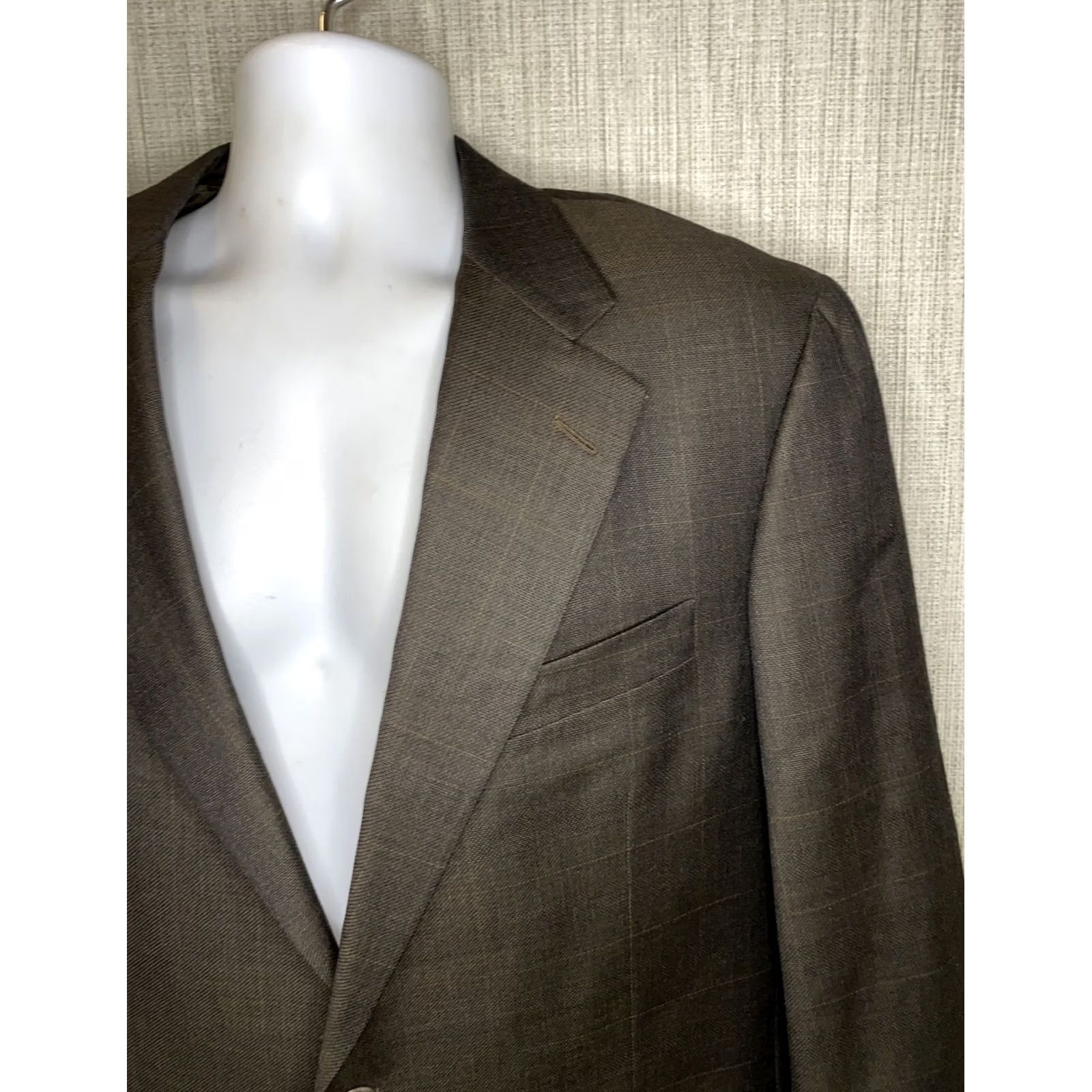 Vintage Hickey Freeman Sport Coat Brown Wool 2 Button 42L Mens Regular Size Coat Size US XS / EU 42 / 0 - 2 Thumbnail