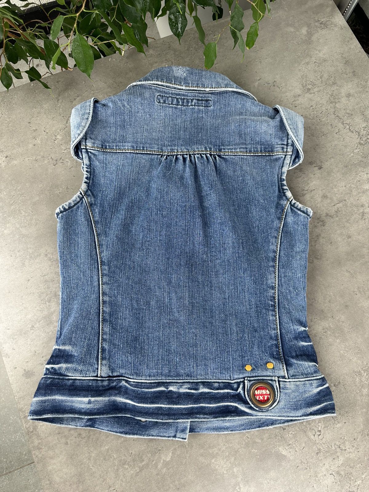 Miss Sixty Miss Sixty Denim Vest Size M / US 6-8 / IT 42-44 - 7 Thumbnail