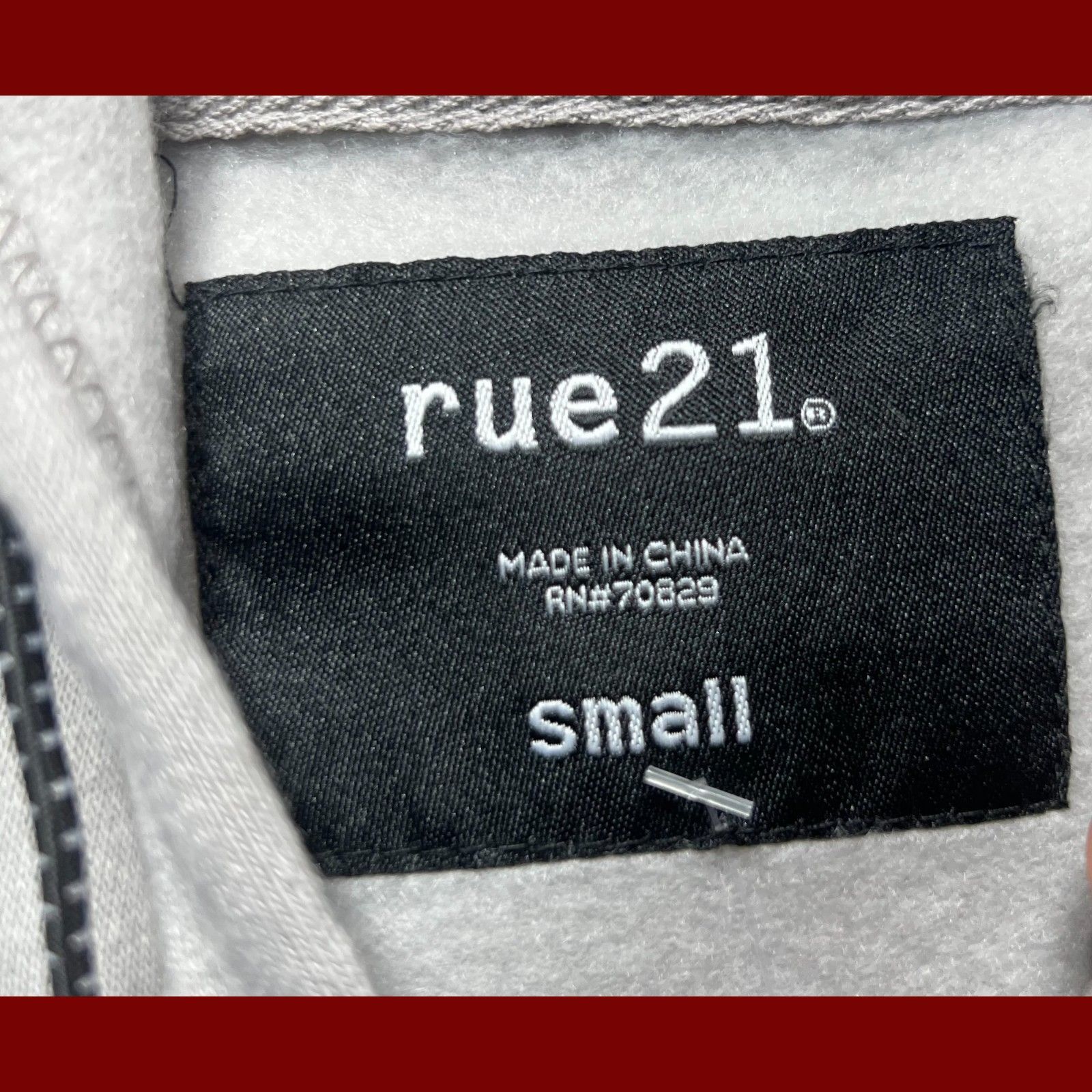 rue21 Rue 21 - Men's Long Sleeve Hooded Sweatshirt - Gray - Small Size US S / EU 44-46 / 1 - 10 Thumbnail