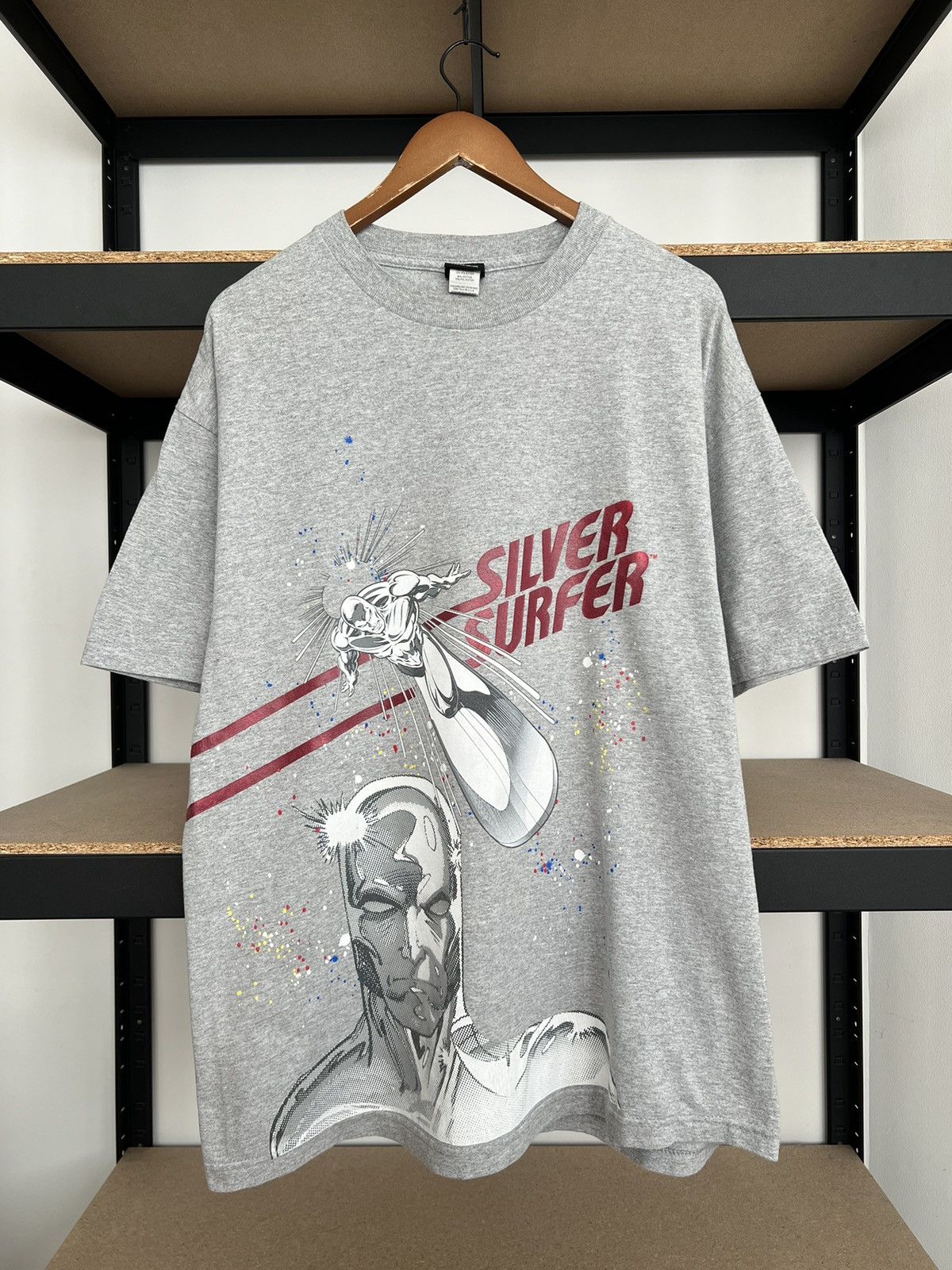 Marvel Comics Vintage 2000s Silver Surfer Marvel Comics Cartoon T-shirt Size US XL / EU 56 / 4 - 1 Thumbnail