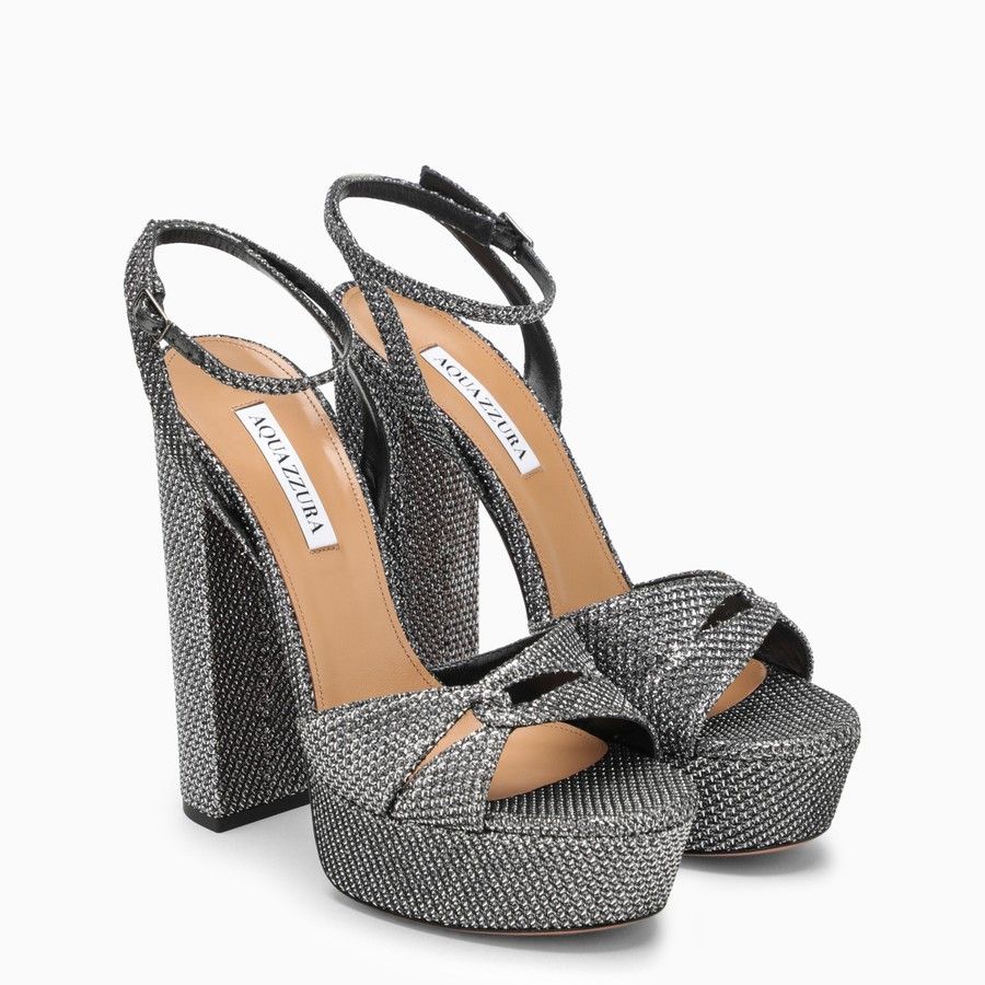 Aquazzura o1d2blof0824 Sandals in Grey Size US 10 / IT 40 - 2 Thumbnail