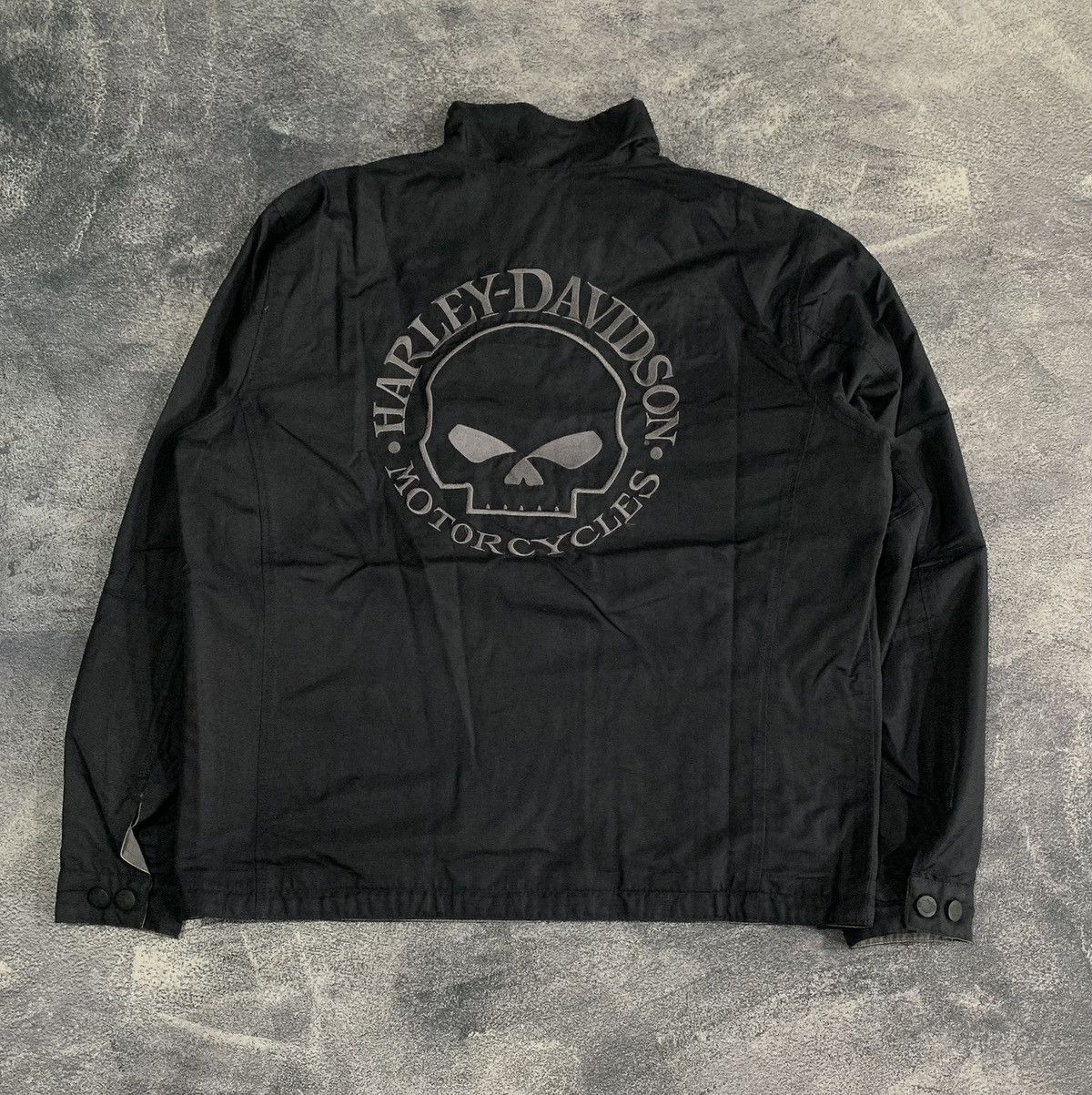 Harley Davidson Harley-Davidson Willie G Skull Reversible Nylon Jacket Size US L / EU 52-54 / 3 - 1 Thumbnail