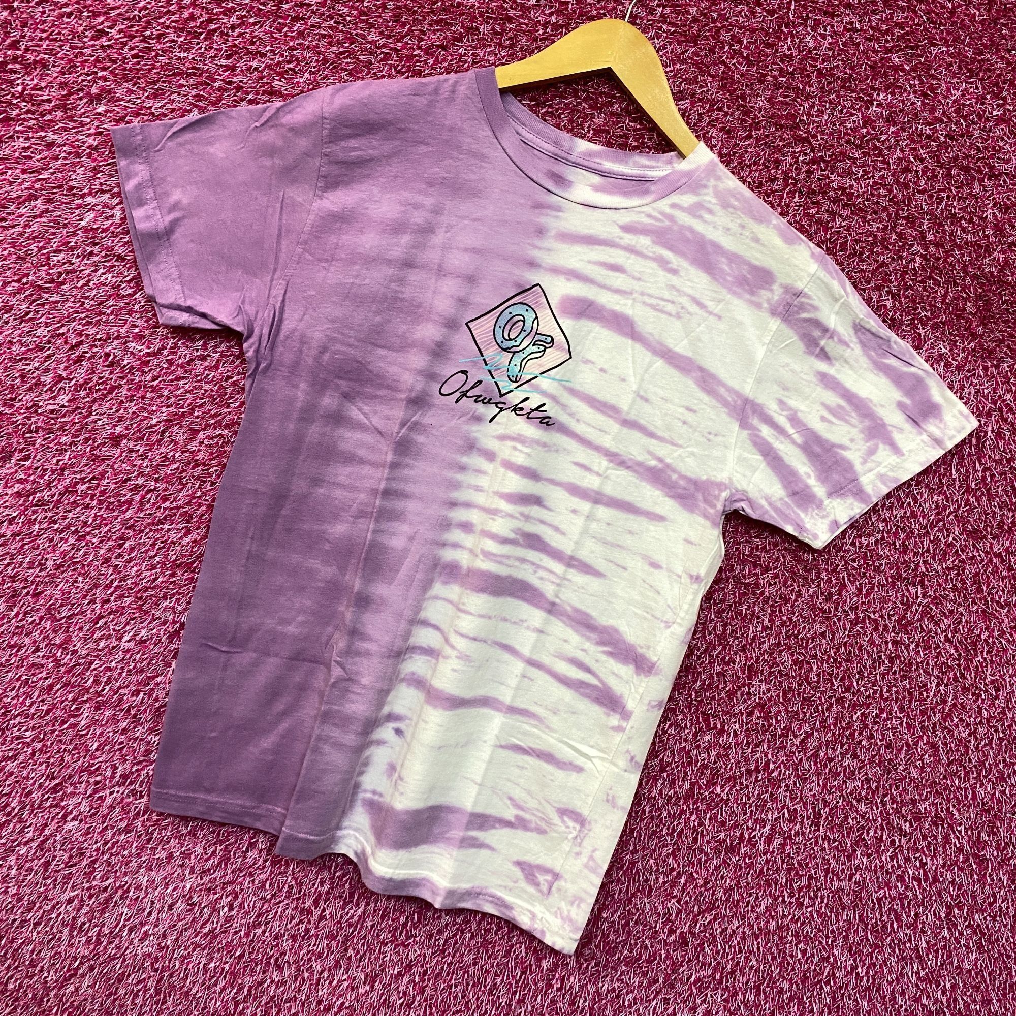 Rap Tees Odd Future Purple Embroidered Tie dye Tshirt size Medium Size US M / EU 48-50 / 2 - 3 Thumbnail