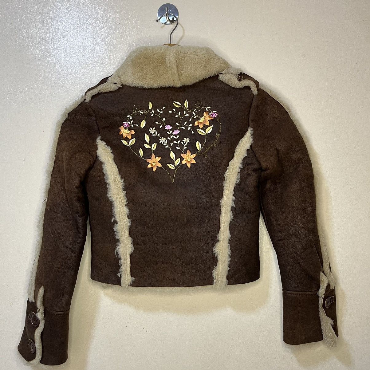 John Galliano 2000's John Galliano Shearling Sherpa Jacket Size S / US 4 / IT 40 - 11 Thumbnail