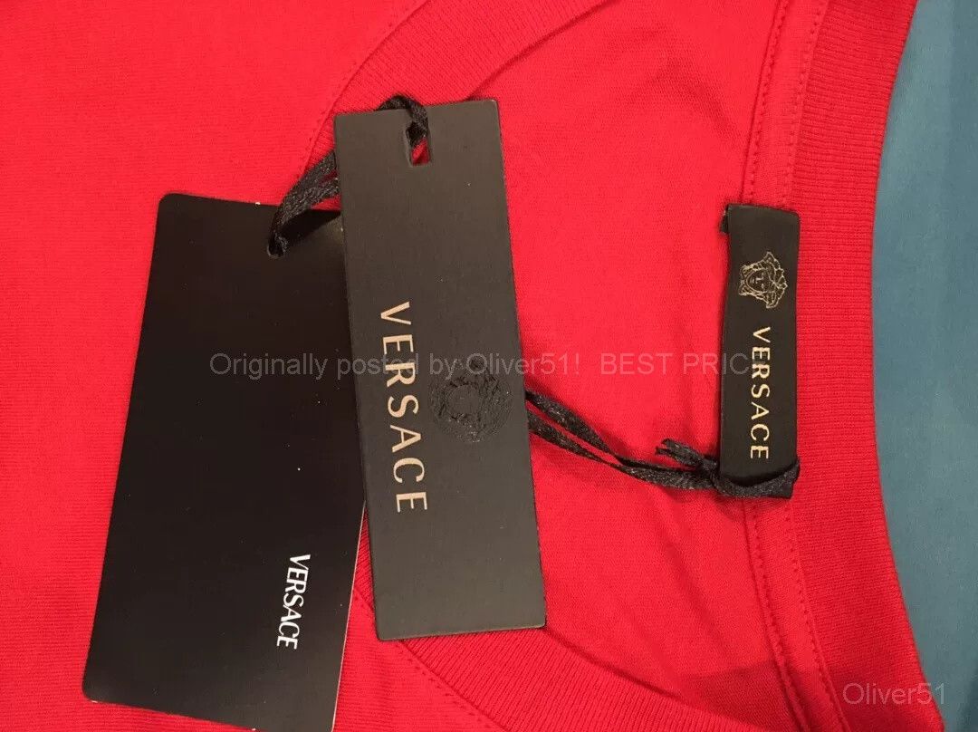Versace Versace Italy-Made Medusa Red Short Sleeve BFAJIJK413 Size US M / EU 48-50 / 2 - 6 Thumbnail