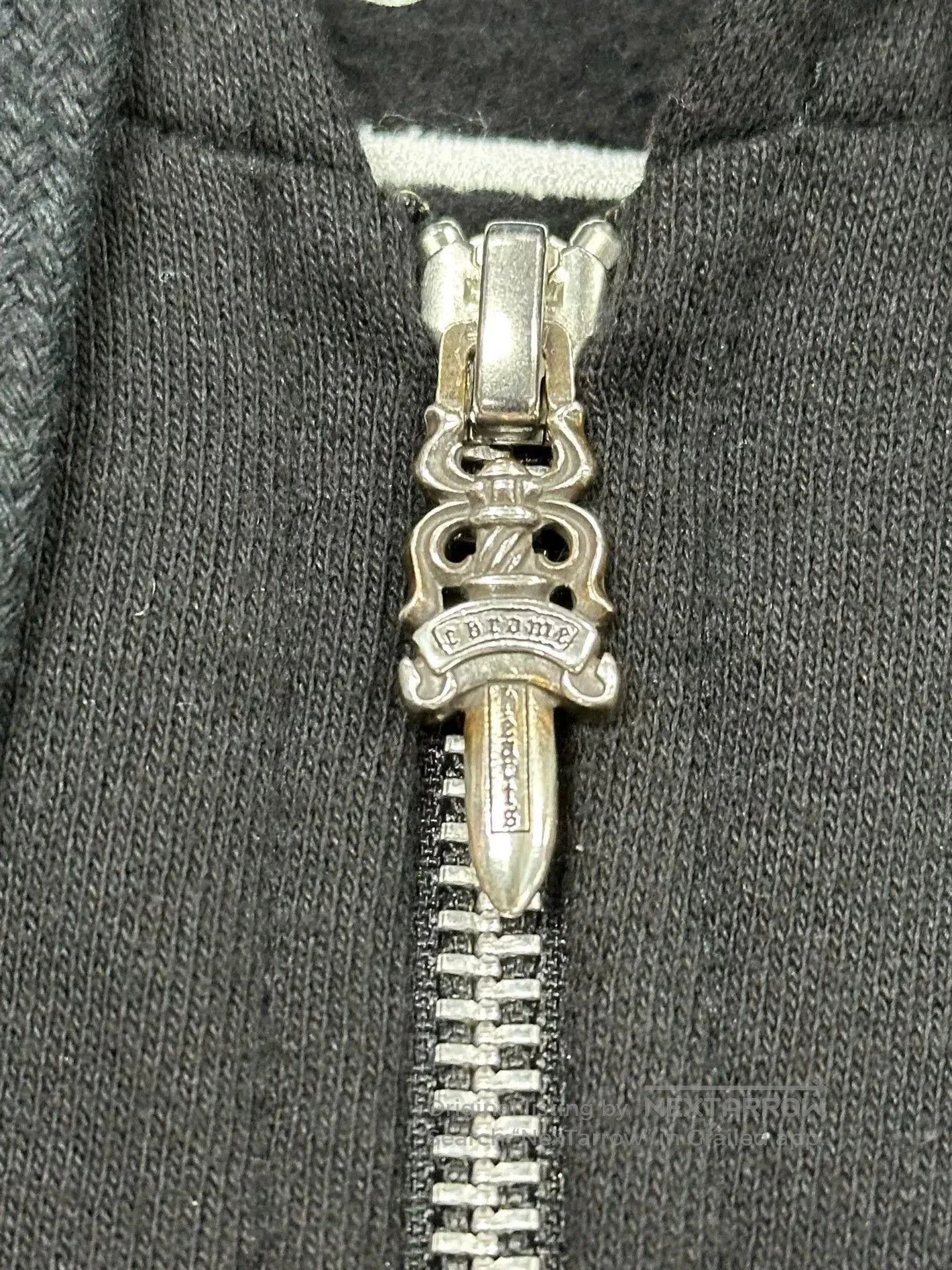 Chrome Hearts Rolling Stones Zip Hoodie.