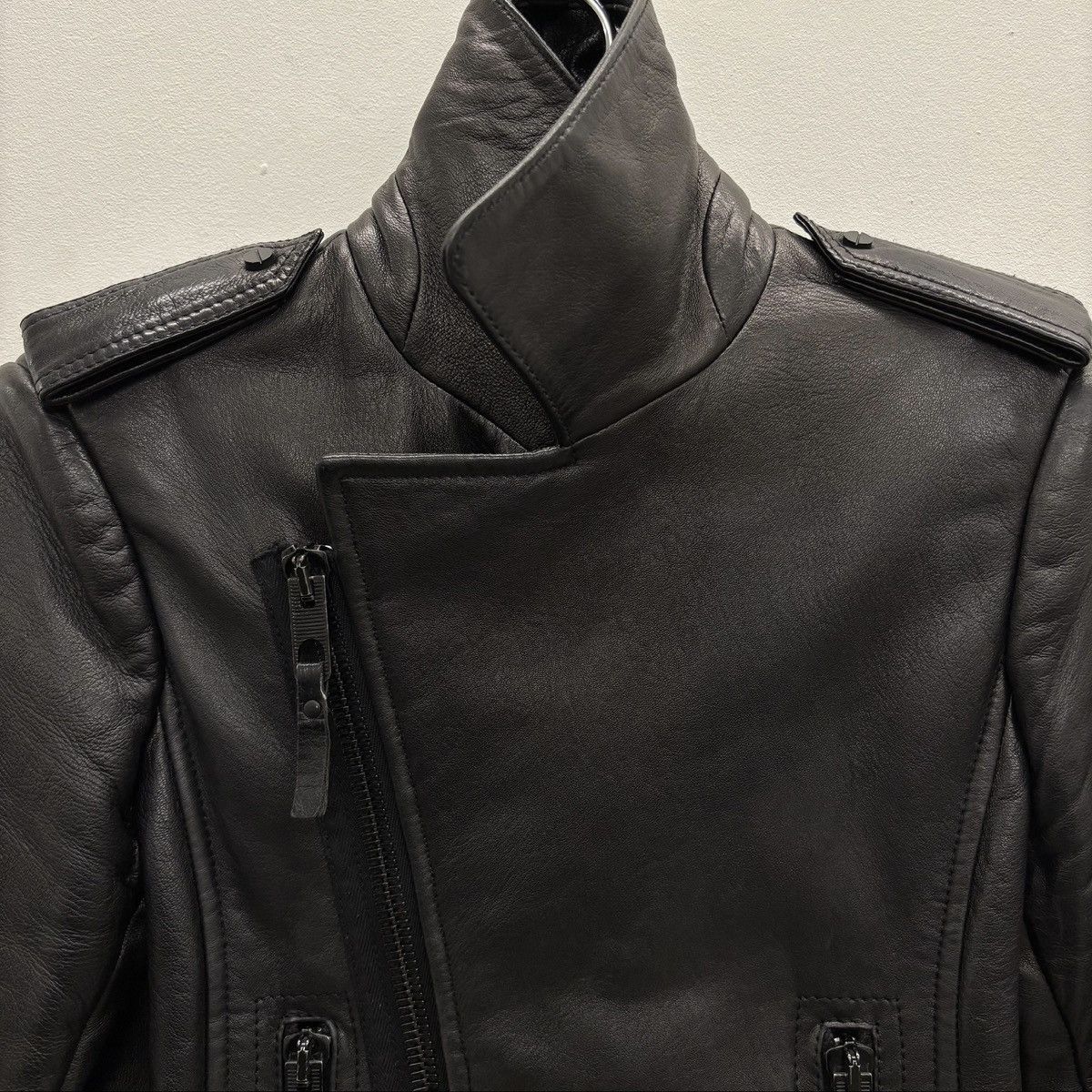 Balenciaga FW12 Balenciaga By Nicholas Ghesquiere Leather Moto Jacket Size XS / US 0-2 / IT 36-38 - 4 Thumbnail